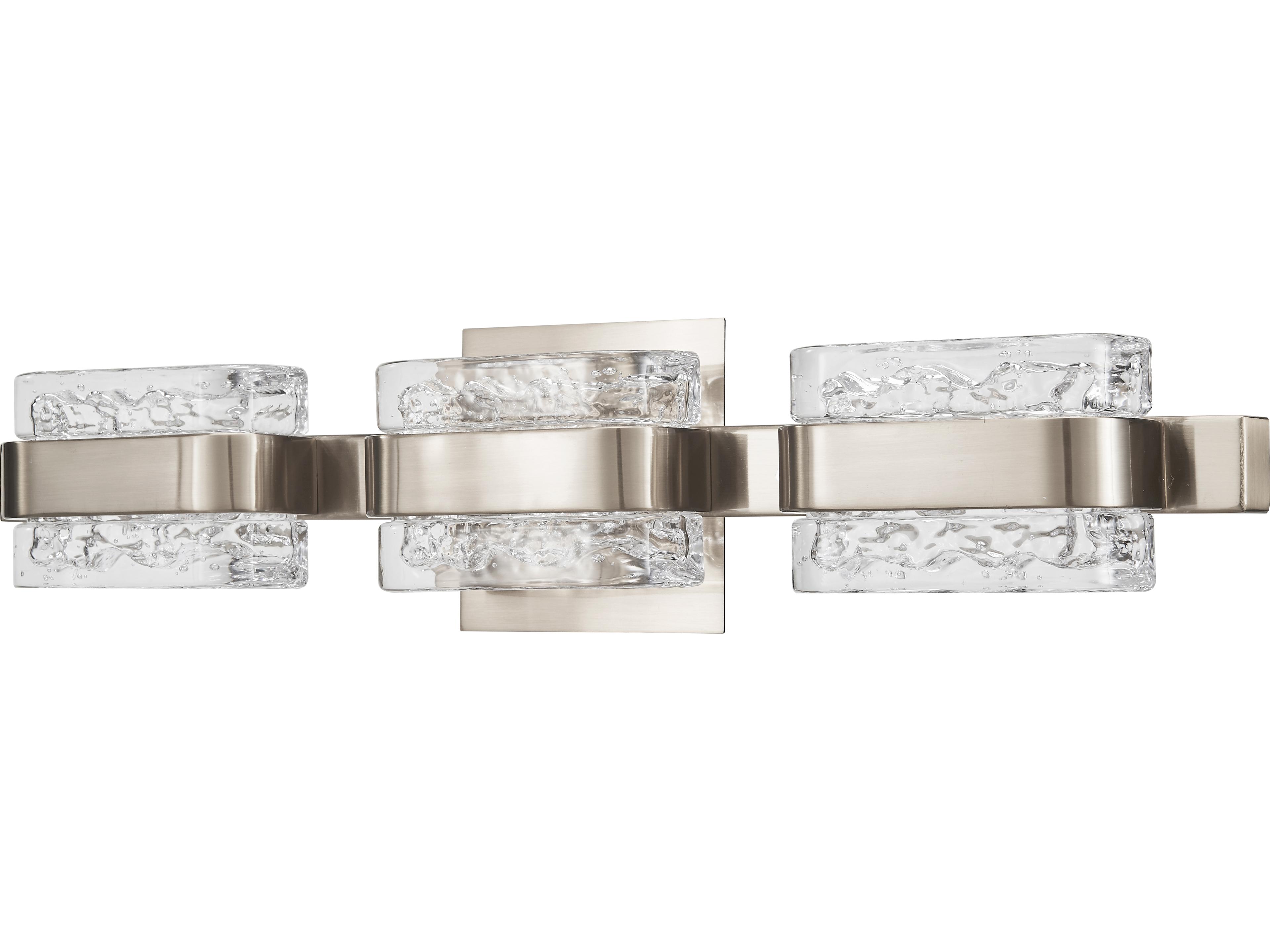 Abra Jojo 3-Light Brushed Nickel Vanity Light