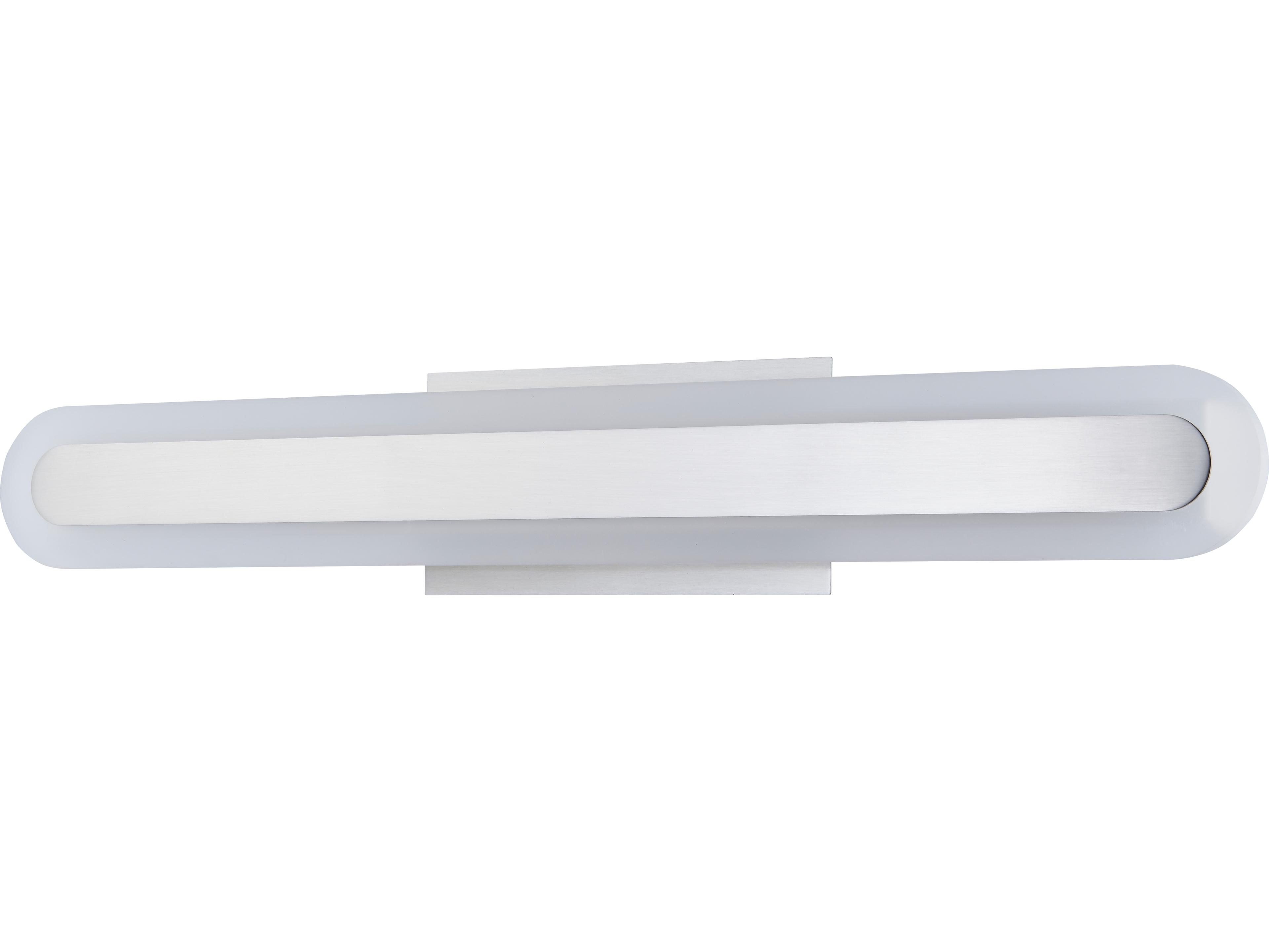 Abra Camy 1-Light Brushed Nickel Vanity Light