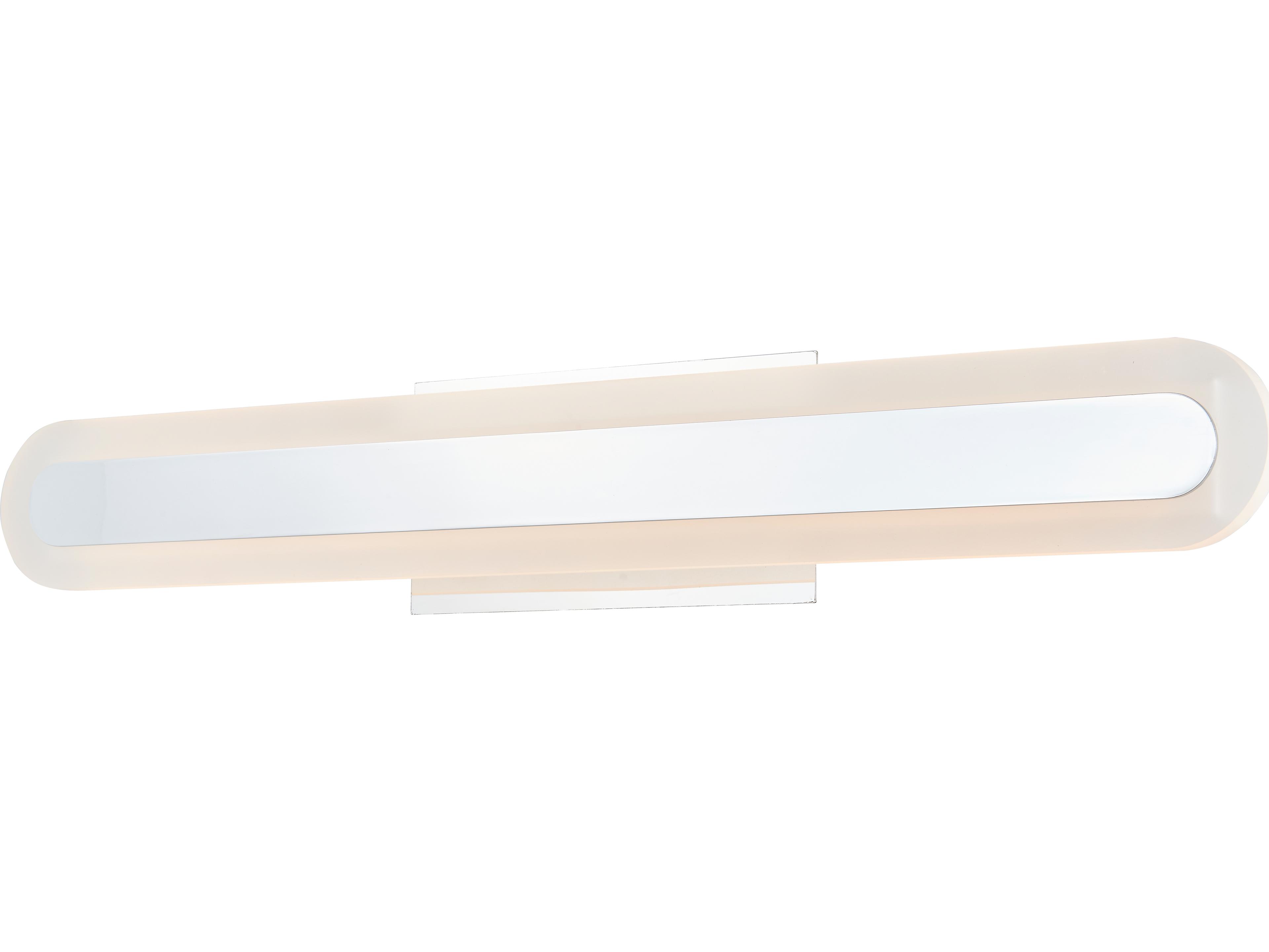 Abra Camy 1-Light Chrome Vanity Light