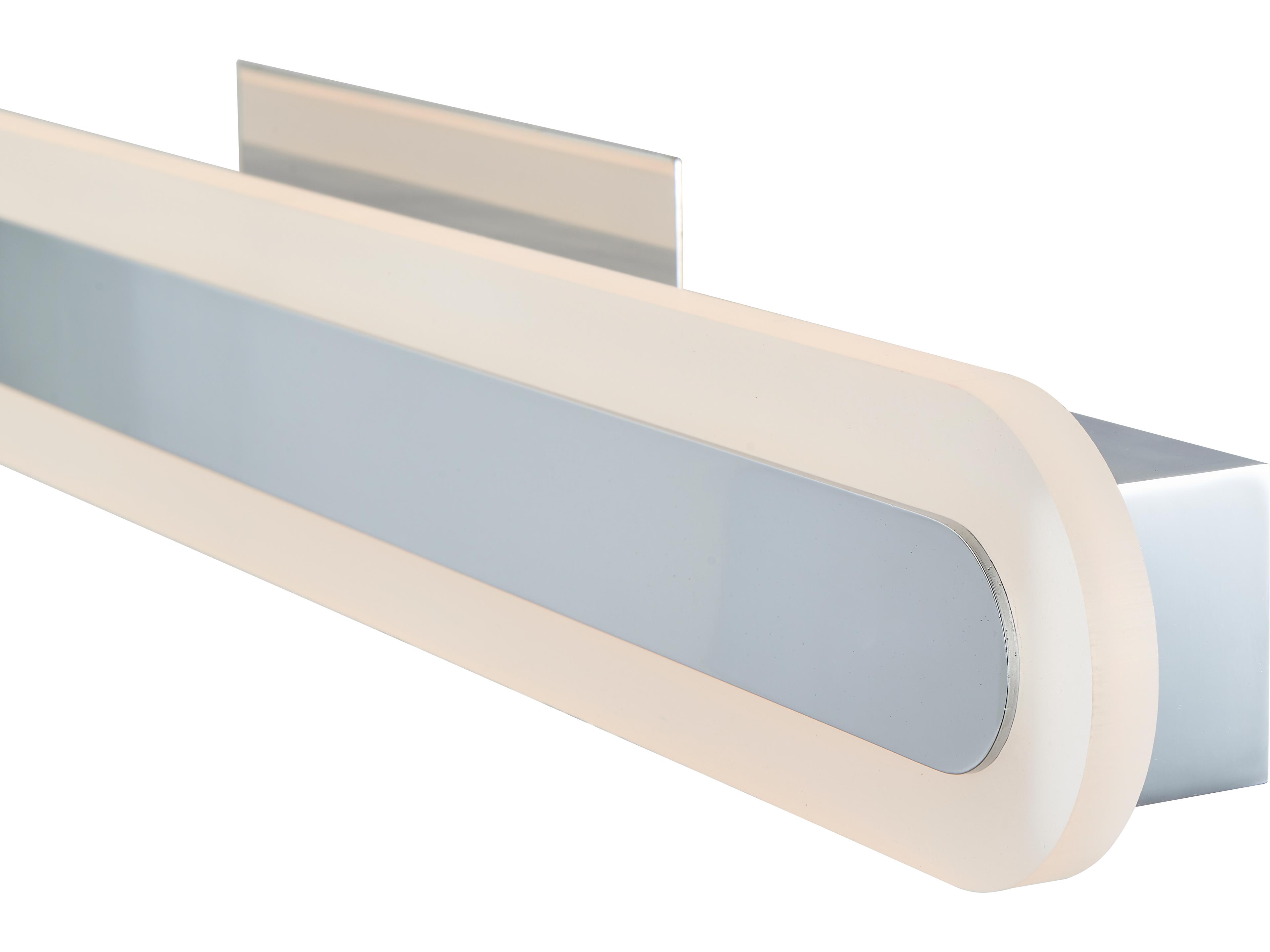 Abra Camy 1-Light Chrome Vanity Light