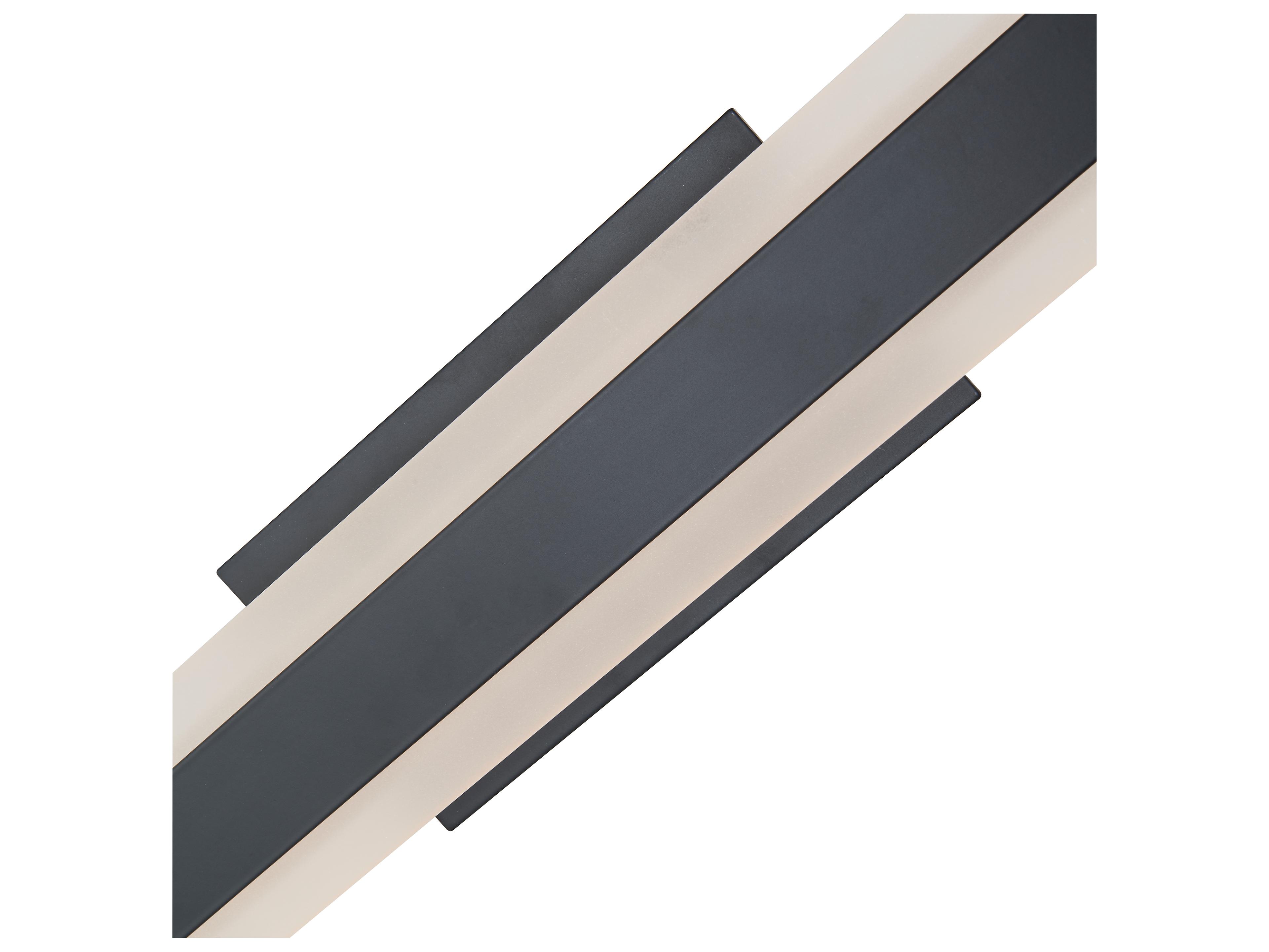 Abra Camy 1-Light Matte Black Vanity Light