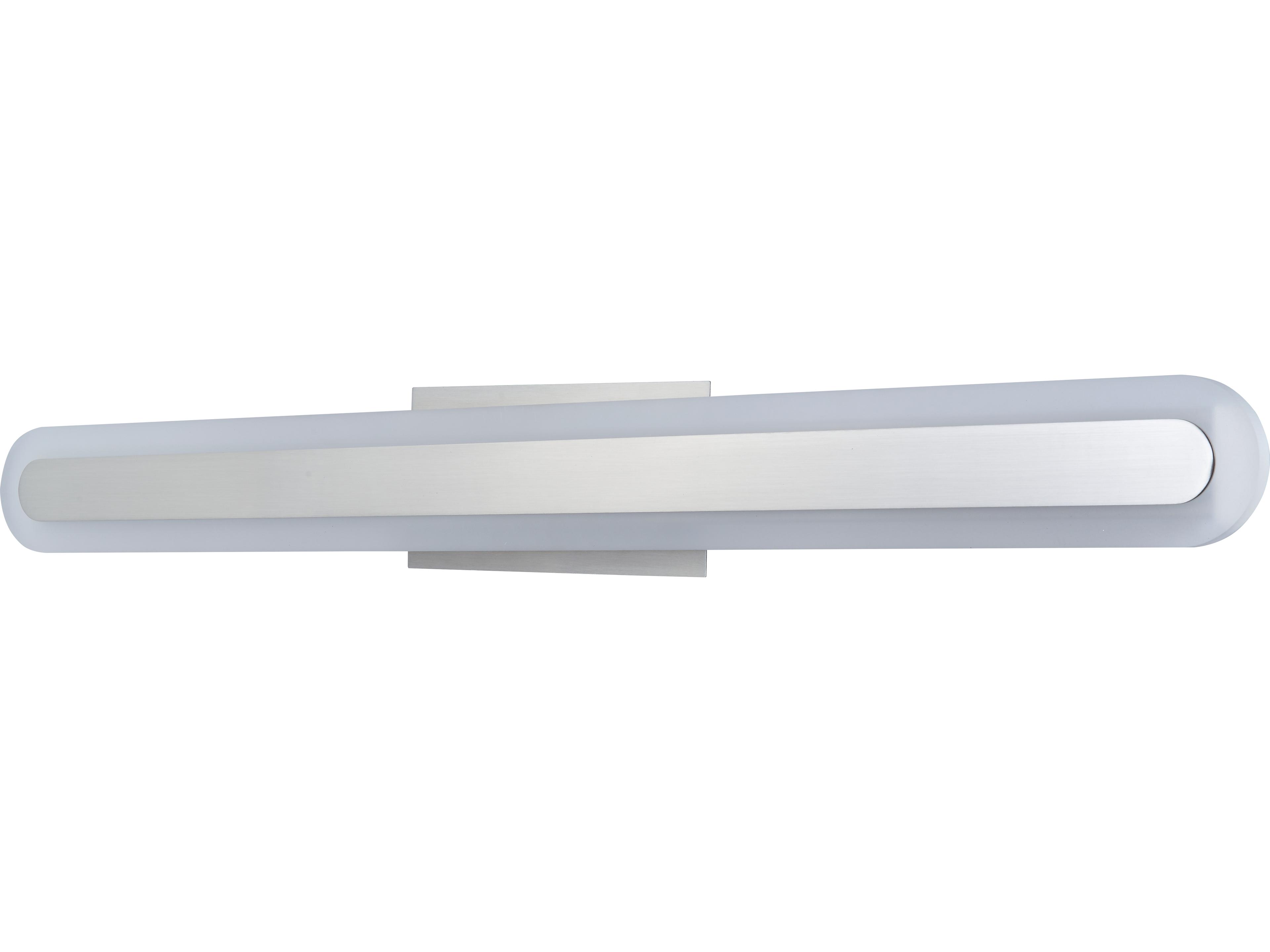 Abra Camy 1-Light Brushed Nickel Vanity Light