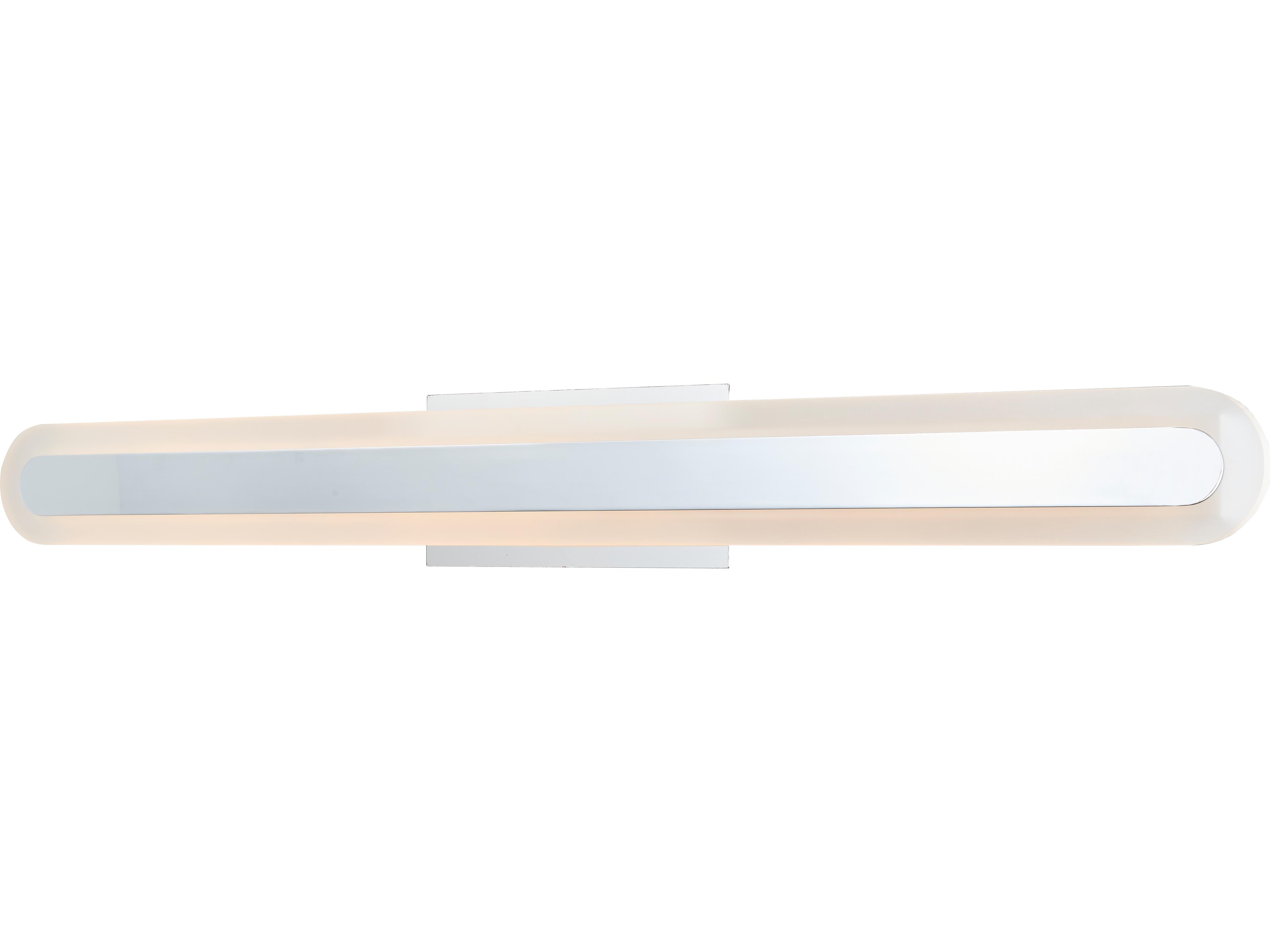 Abra Camy 1-Light Chrome Vanity Light