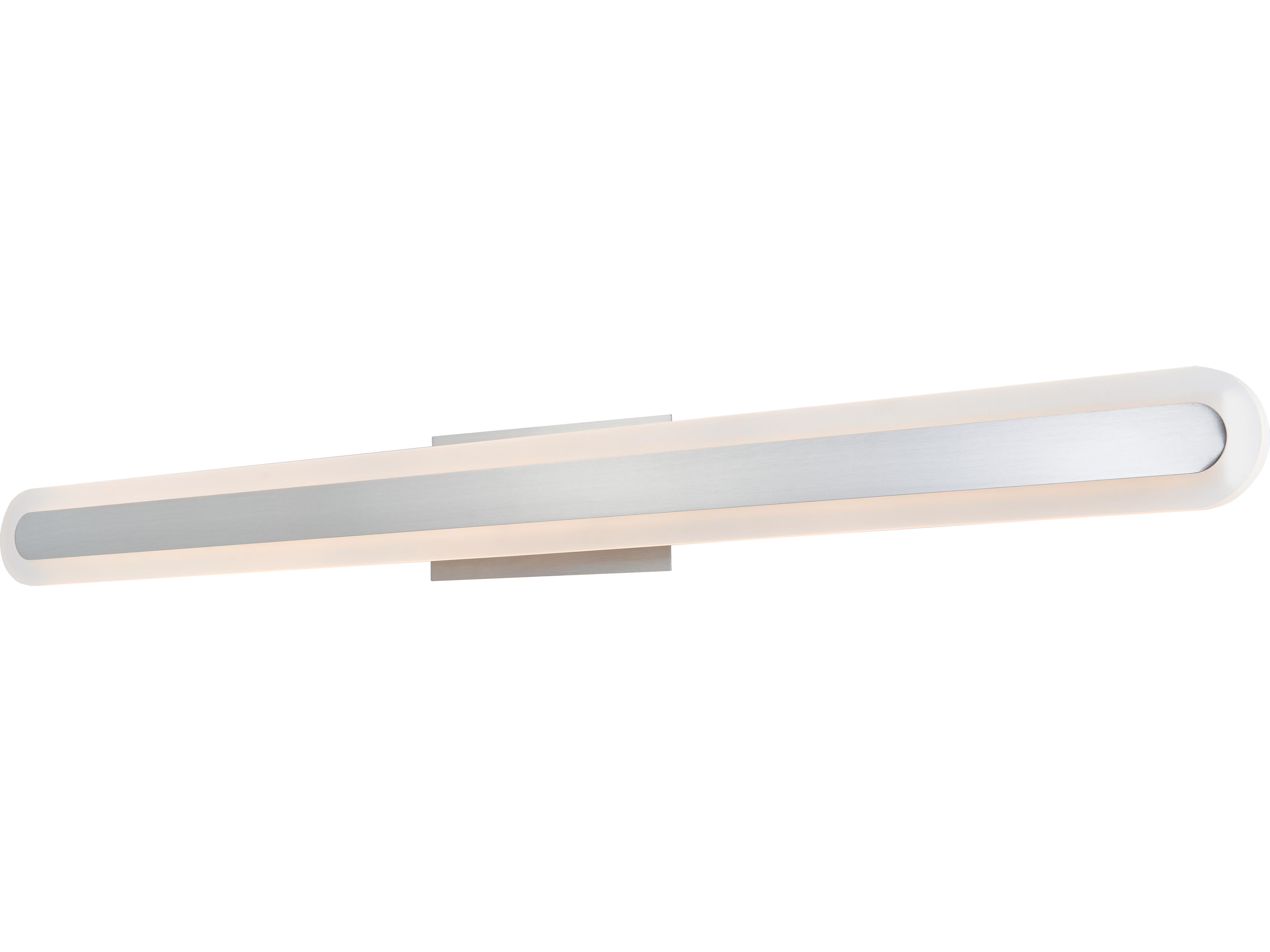 Abra Camy 1-Light Brushed Nickel Vanity Light