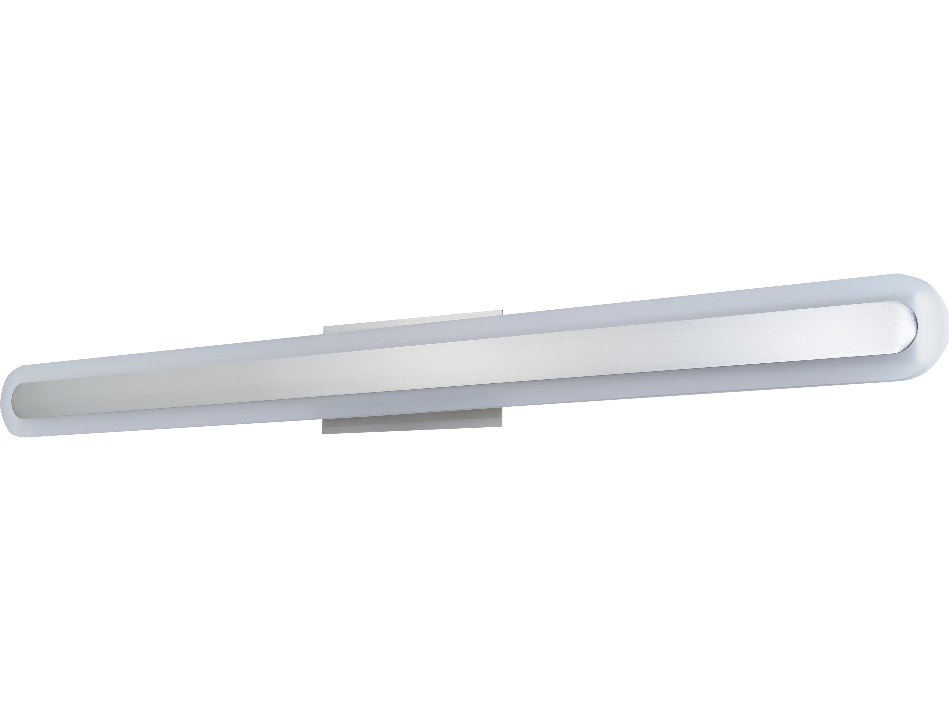 Abra Camy 1-Light Brushed Nickel Vanity Light