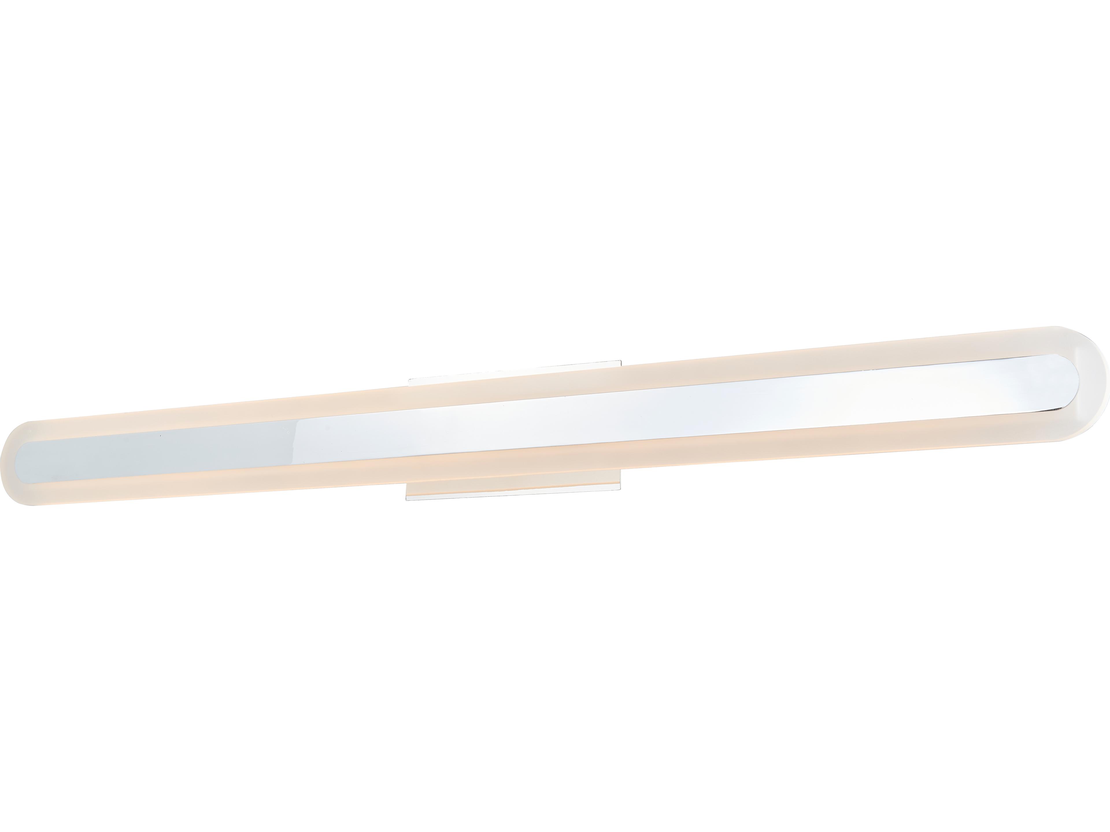 Abra Camy 1-Light Chrome Vanity Light