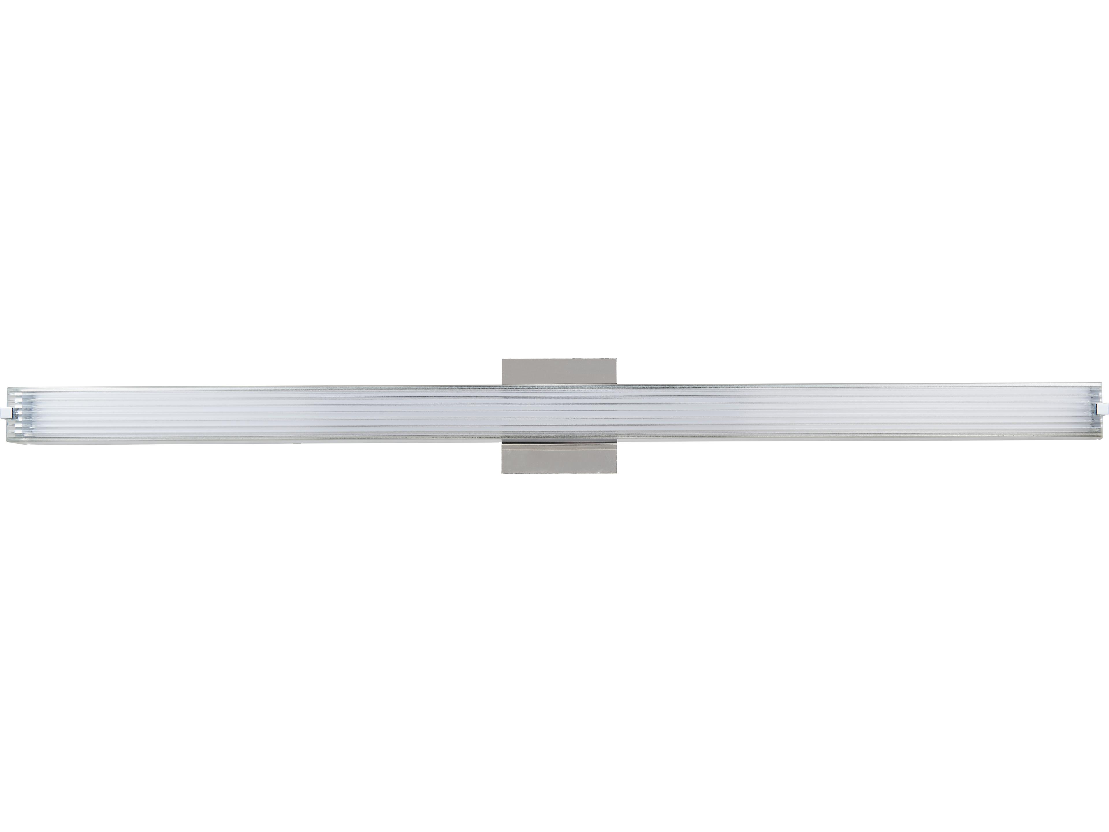 Abra Macie 1-Light Brushed Nickel Vanity Light