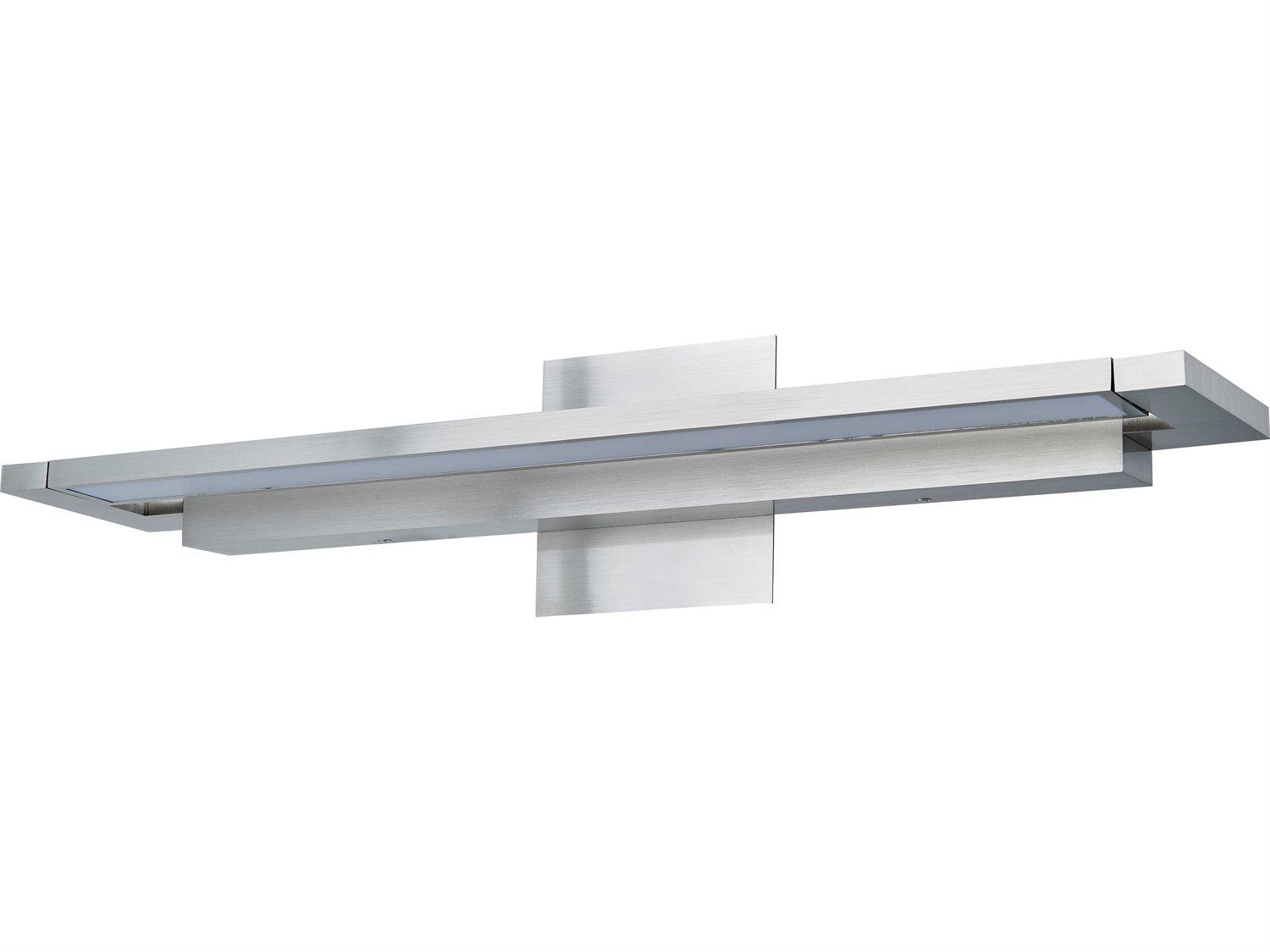 Abra Whirl 1-Light Brushed Nickel Vanity Light