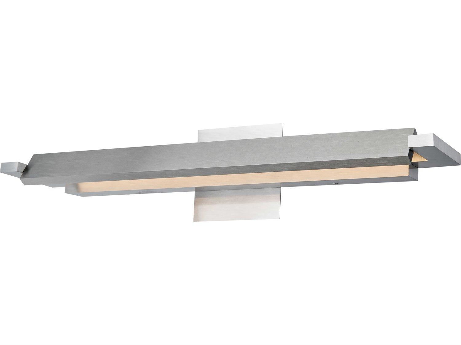 Abra Whirl 1-Light Brushed Nickel Vanity Light