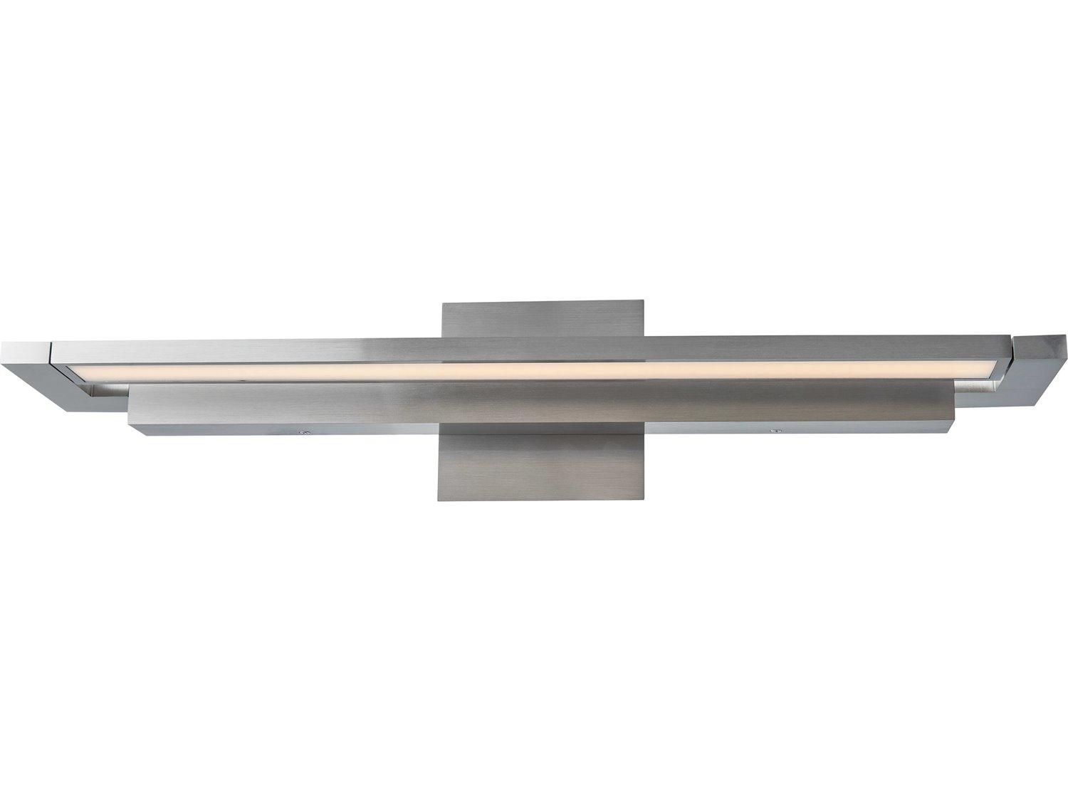Abra Whirl 1-Light Brushed Nickel Vanity Light