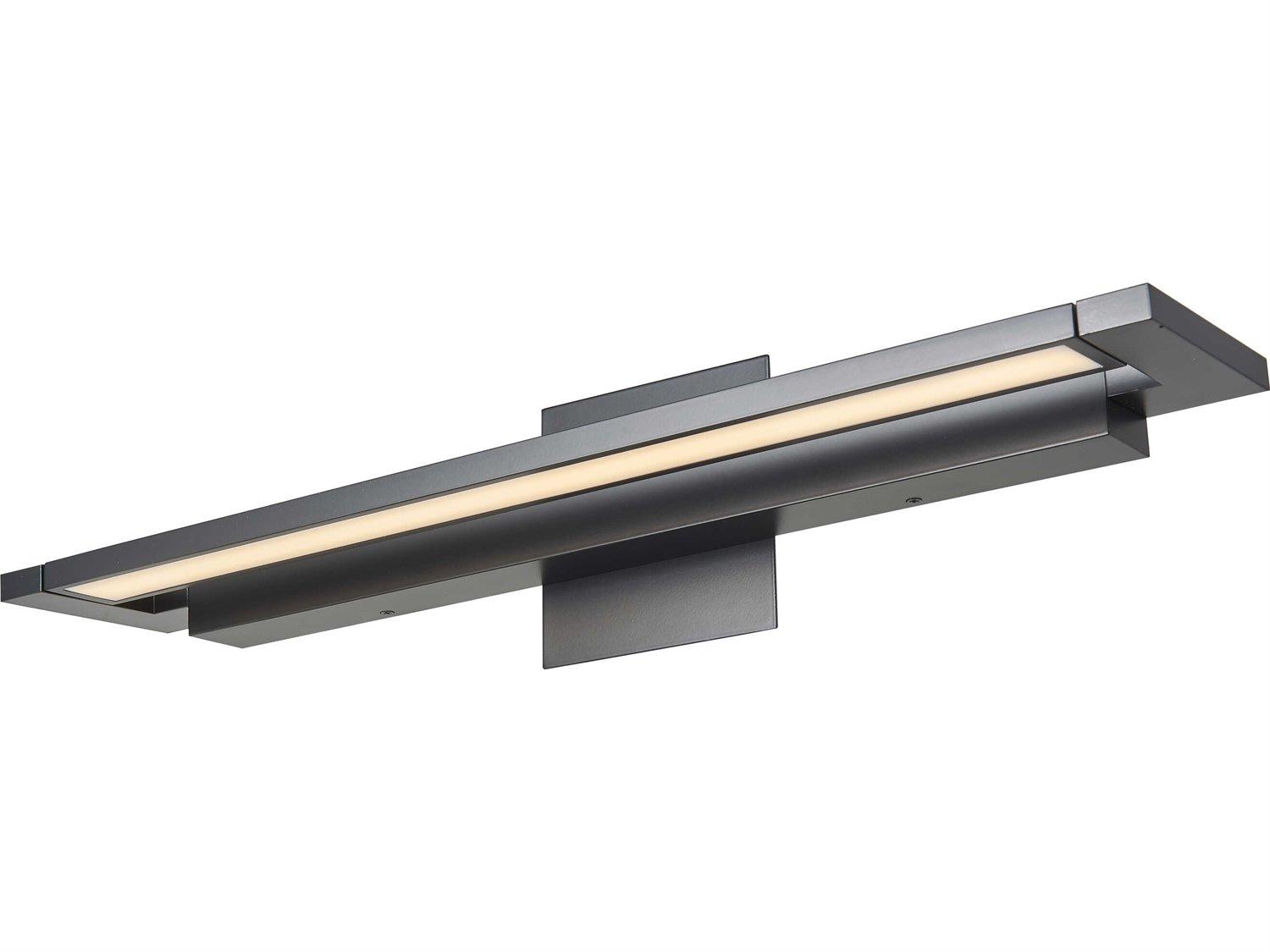 Abra Whirl 1-Light Matte Black Vanity Light