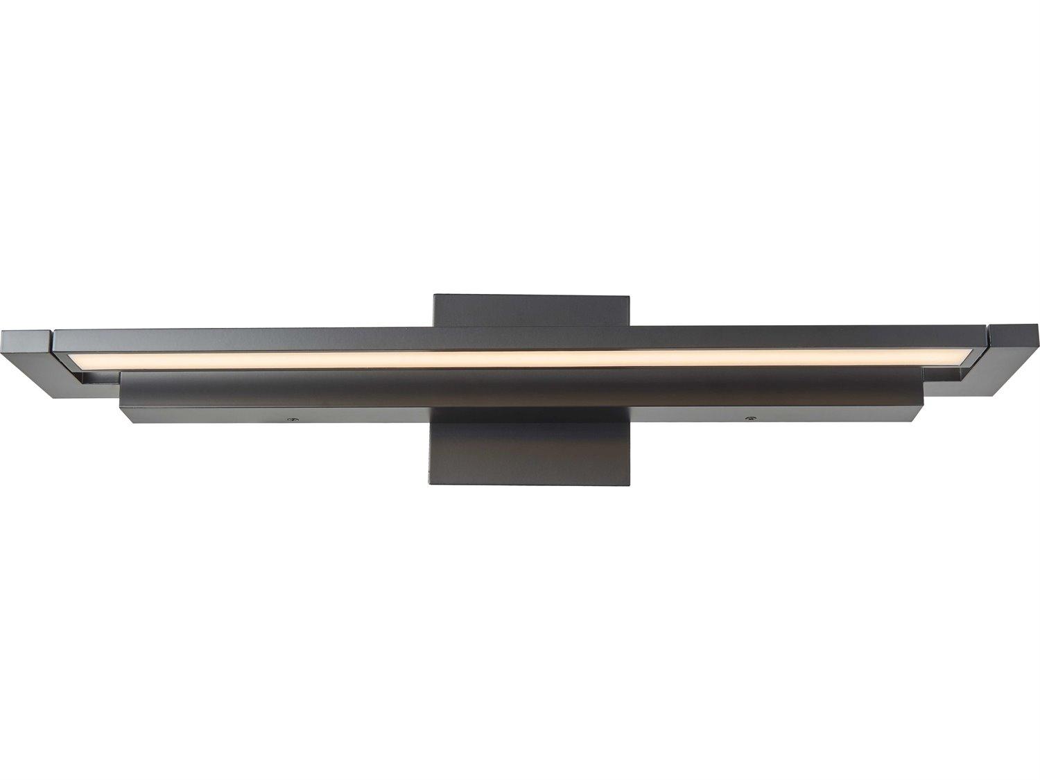 Abra Whirl 1-Light Matte Black Vanity Light