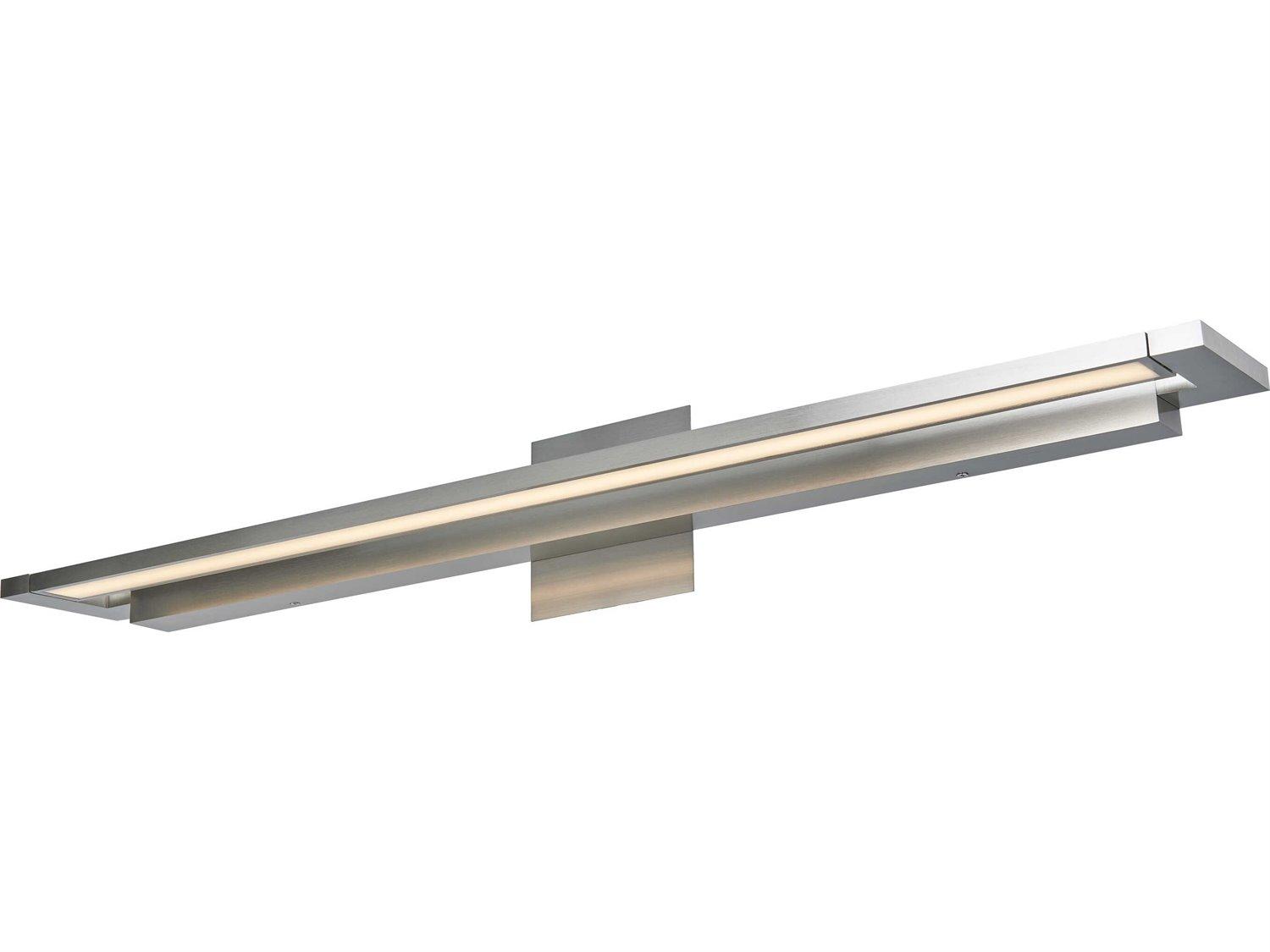 Abra Whirl 1-Light Brushed Nickel Vanity Light