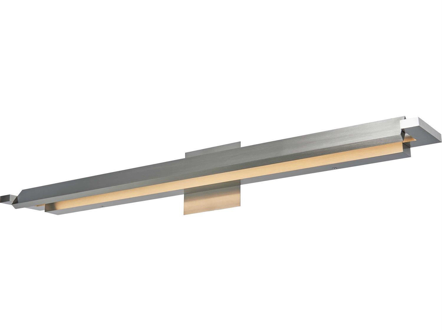 Abra Whirl 1-Light Brushed Nickel Vanity Light