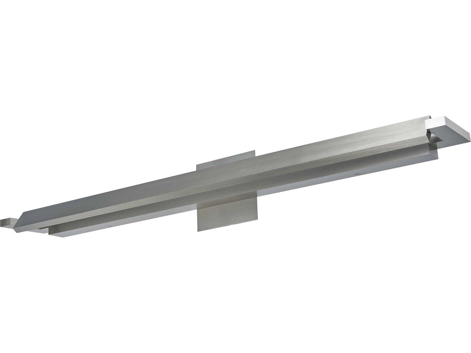 Abra Whirl 1-Light Brushed Nickel Vanity Light