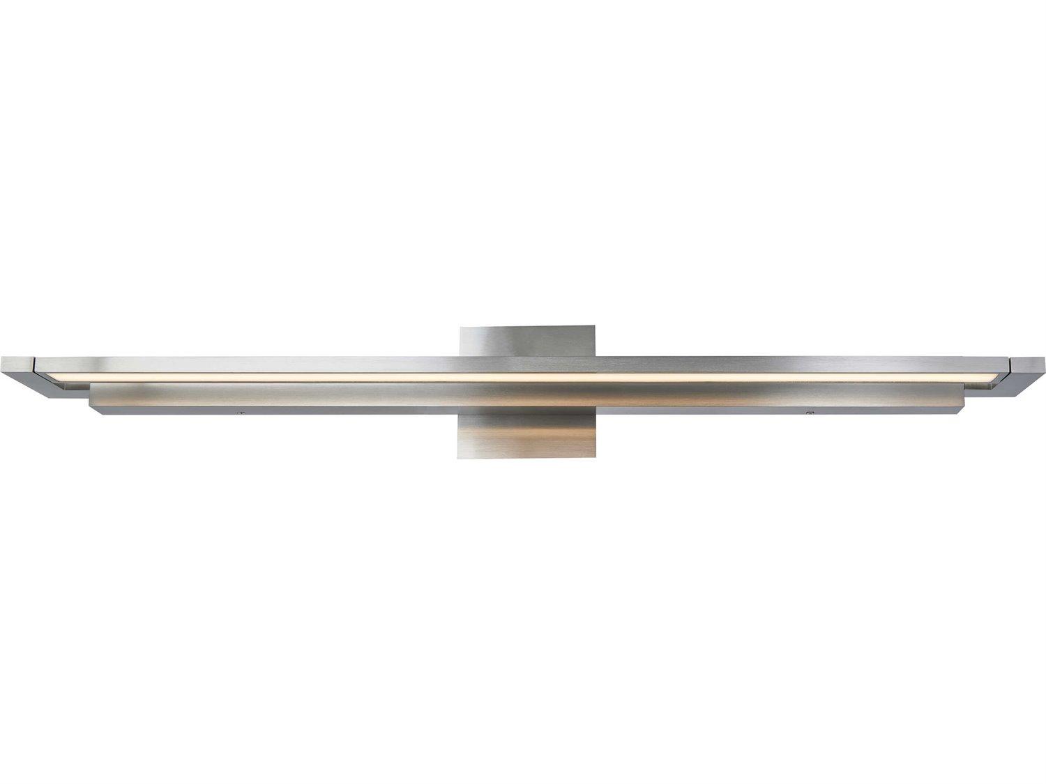 Abra Whirl 1-Light Brushed Nickel Vanity Light