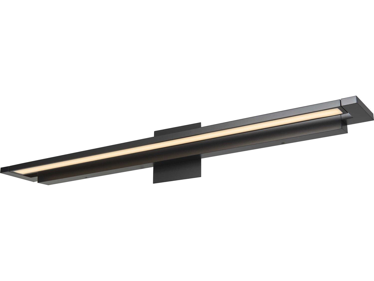 Abra Whirl 1-Light Matte Black Vanity Light