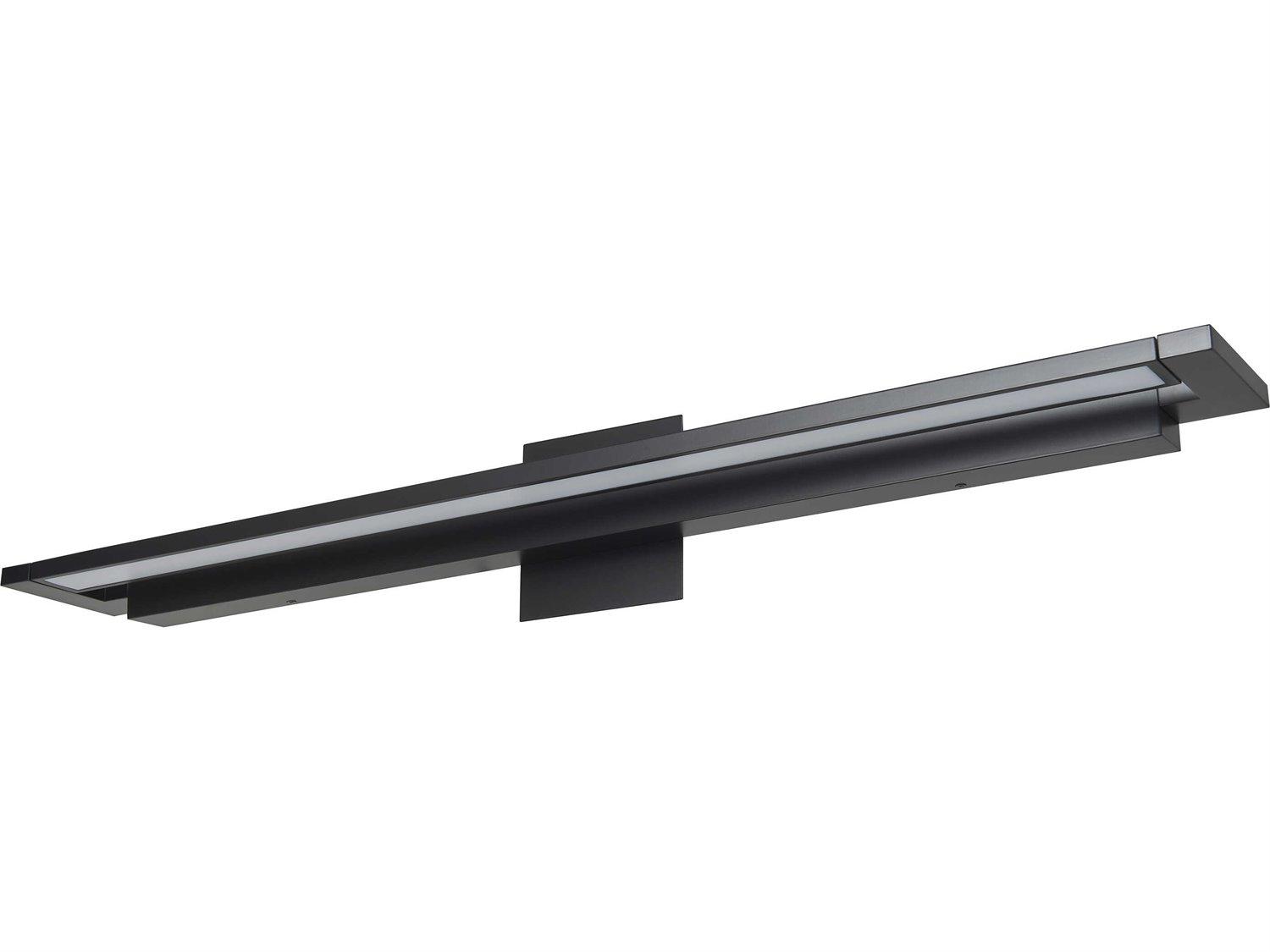 Abra Whirl 1-Light Matte Black Vanity Light