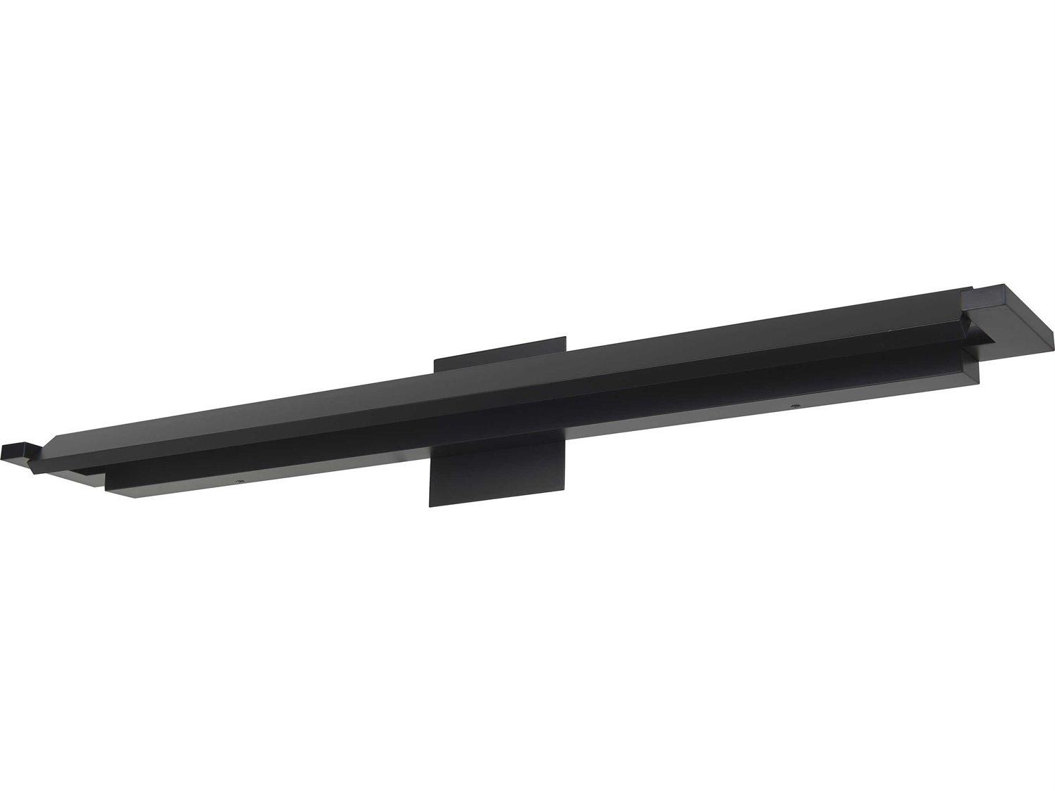 Abra Whirl 1-Light Matte Black Vanity Light