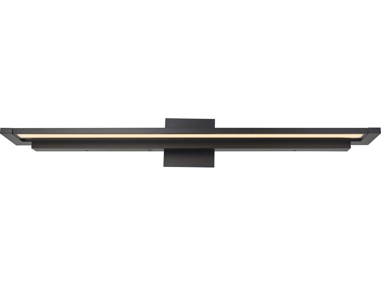 Abra Whirl 1-Light Matte Black Vanity Light