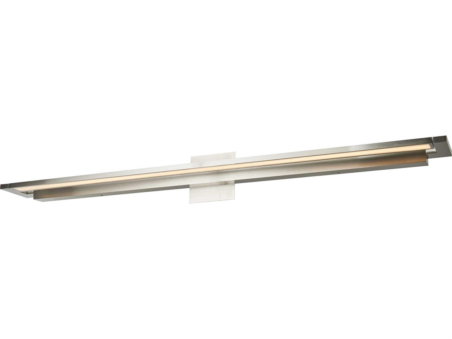 Abra Whirl 1-Light Brushed Nickel Vanity Light
