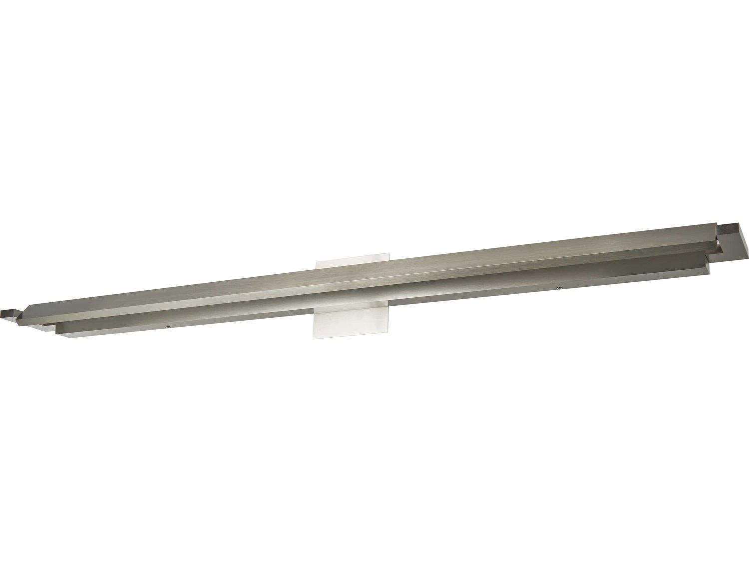 Abra Whirl 1-Light Brushed Nickel Vanity Light