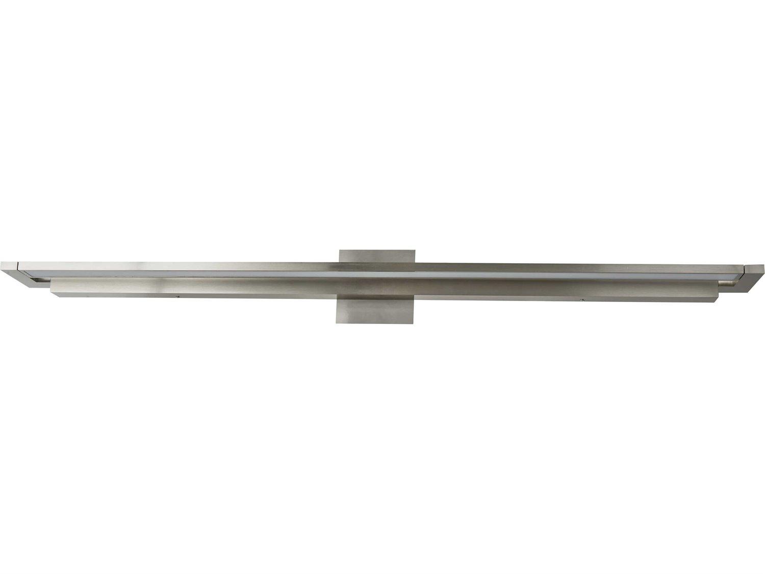 Abra Whirl 1-Light Brushed Nickel Vanity Light