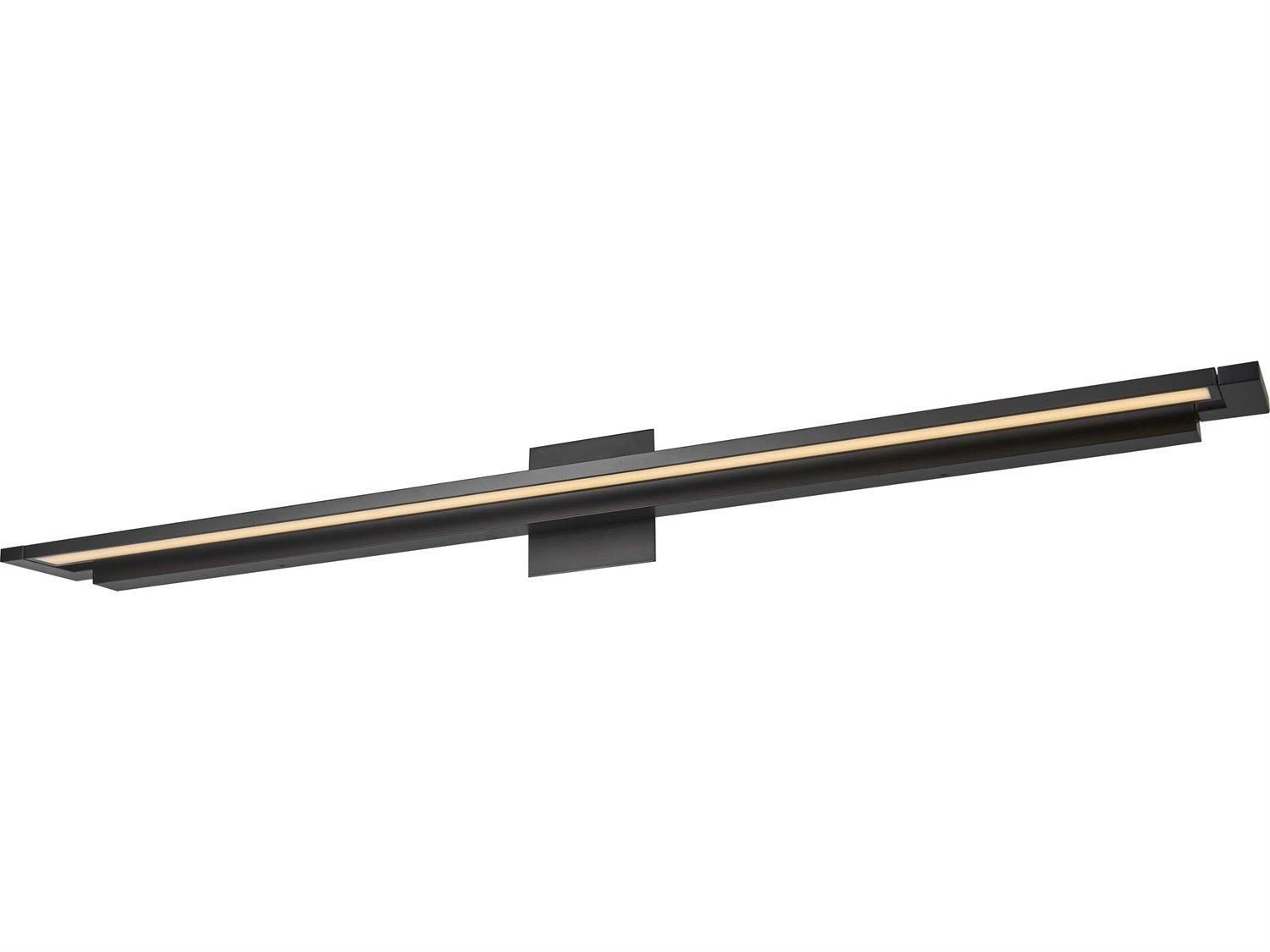 Abra Whirl 1-Light Matte Black Vanity Light