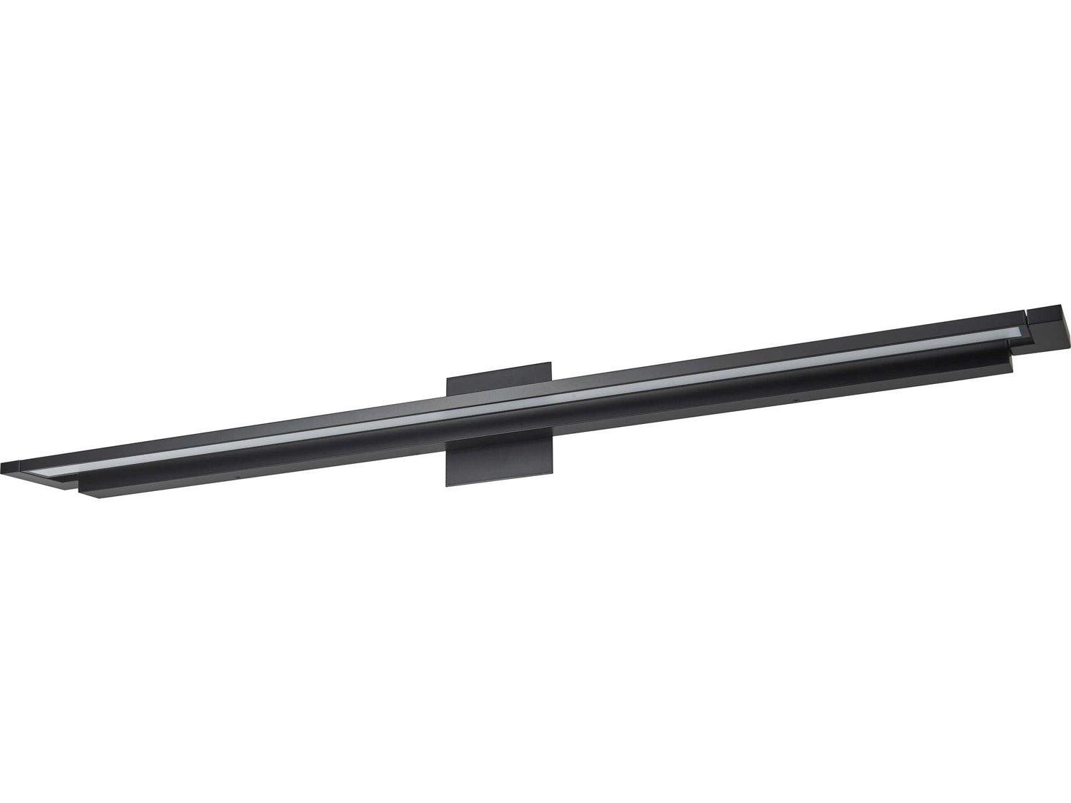 Abra Whirl 1-Light Matte Black Vanity Light