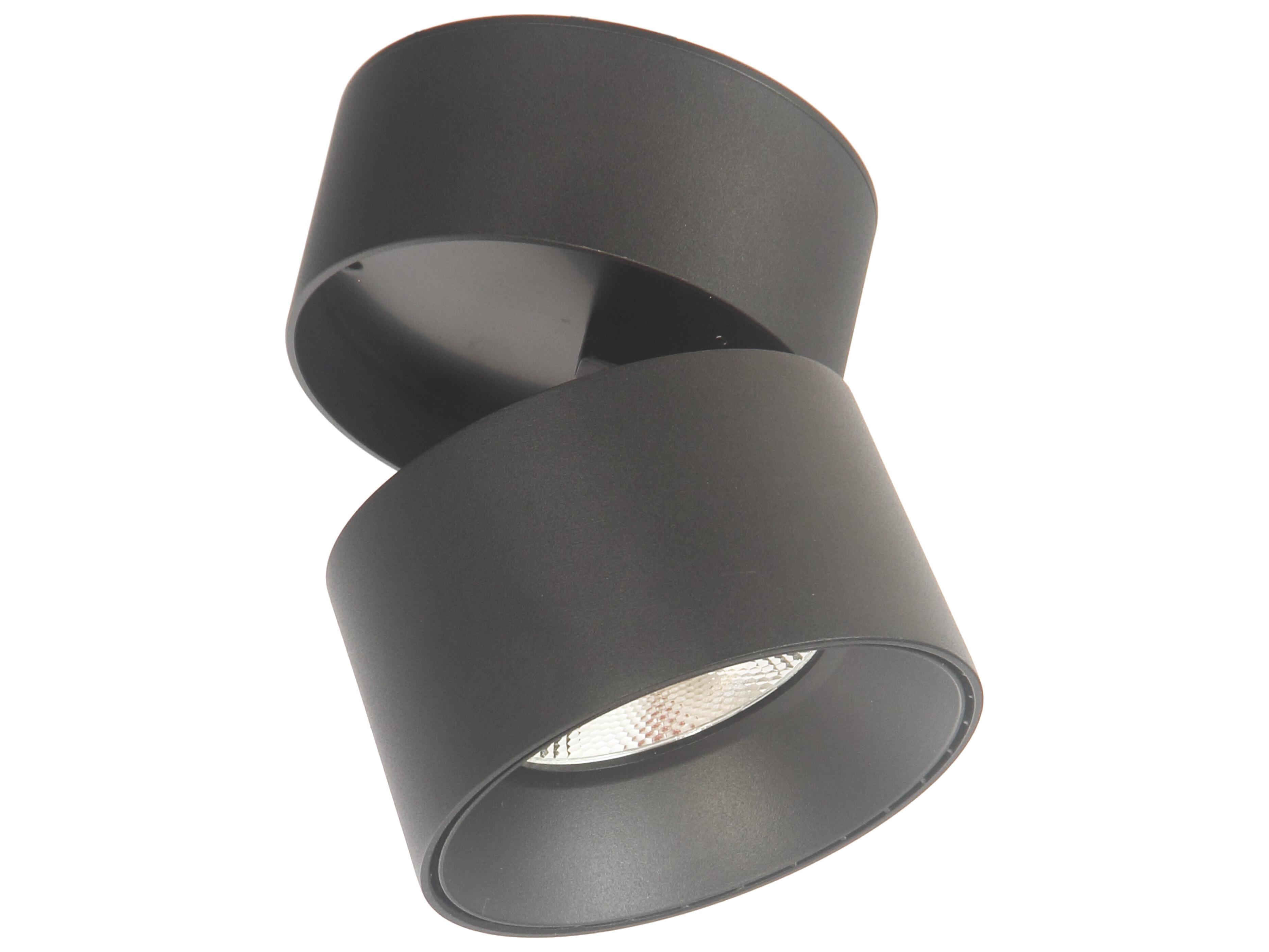 Abra Arc 1-Light Matte Black Round Flush Mount