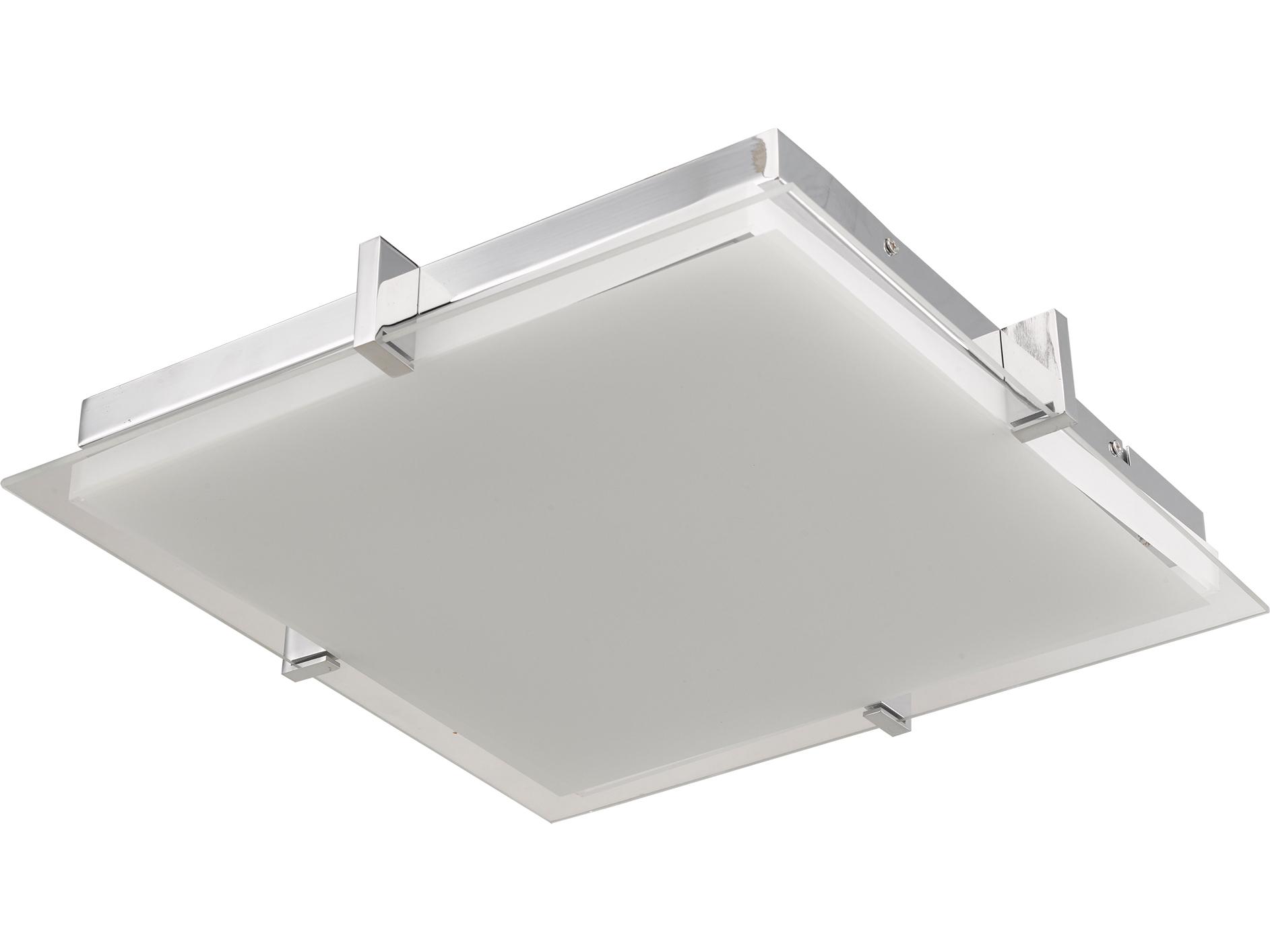 Abra Matrix 1-Light Chrome Flush Mount