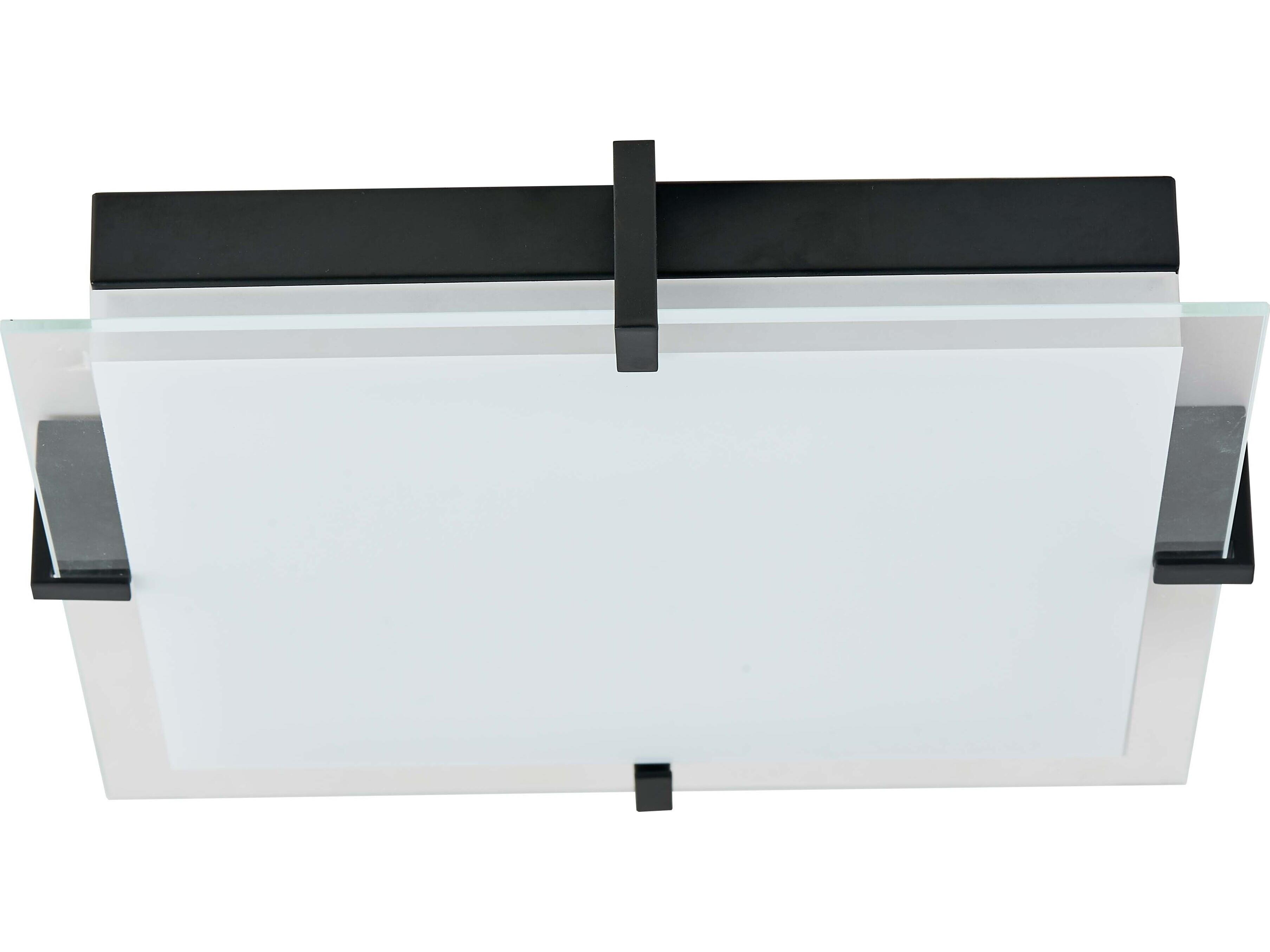 Abra Matrix 1-Light Black Flush Mount