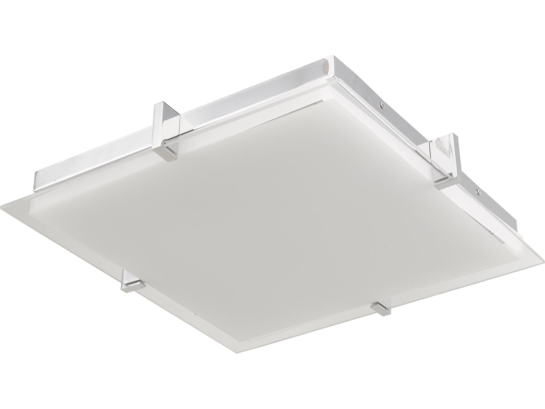 Abra Matrix 1-Light Chrome Flush Mount