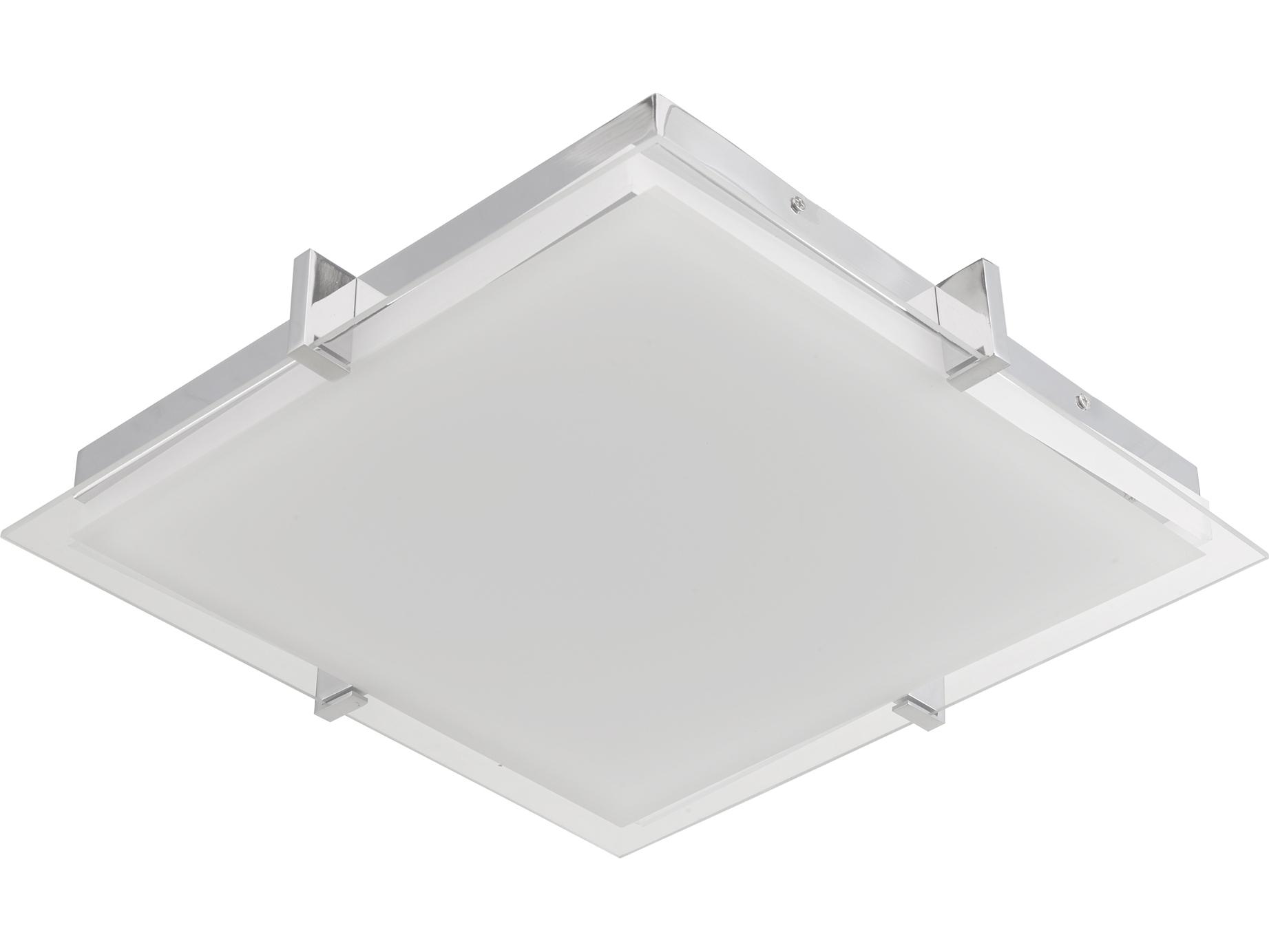 Abra Matrix 1-Light Chrome Flush Mount
