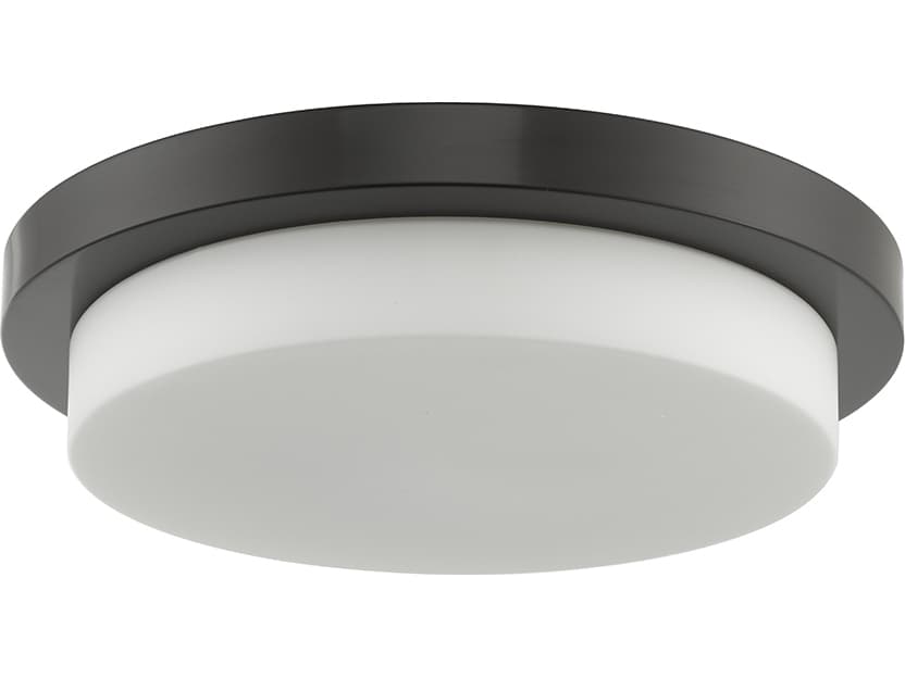 Abra Step 1-Light Bronze Round Flush Mount