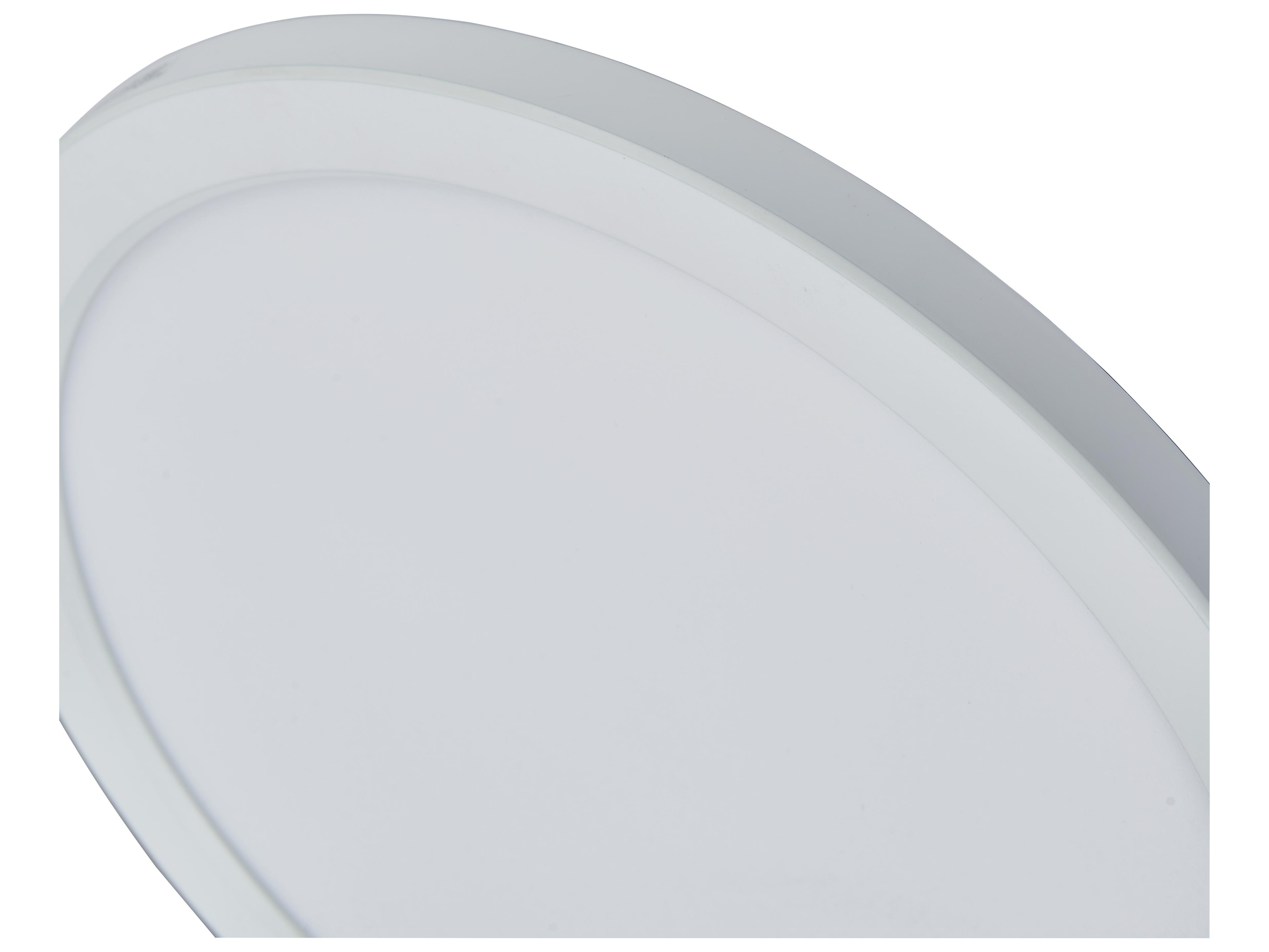Abra Trix 1-Light White Round Flush Mount