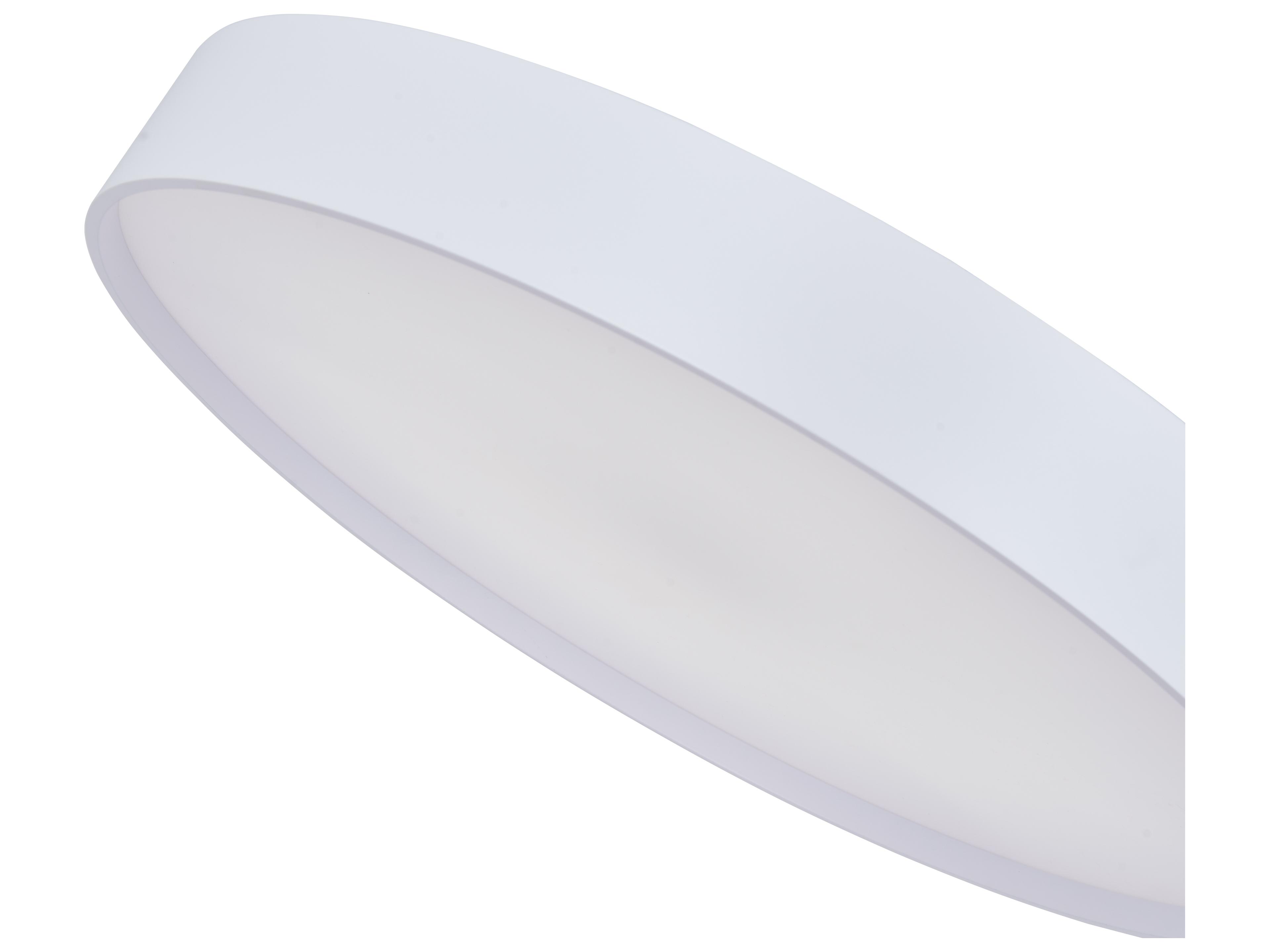 Abra Snare 1-Light Matte White Round Flush Mount