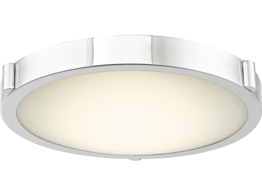 Abra Halo 1-Light Chrome Round Flush Mount