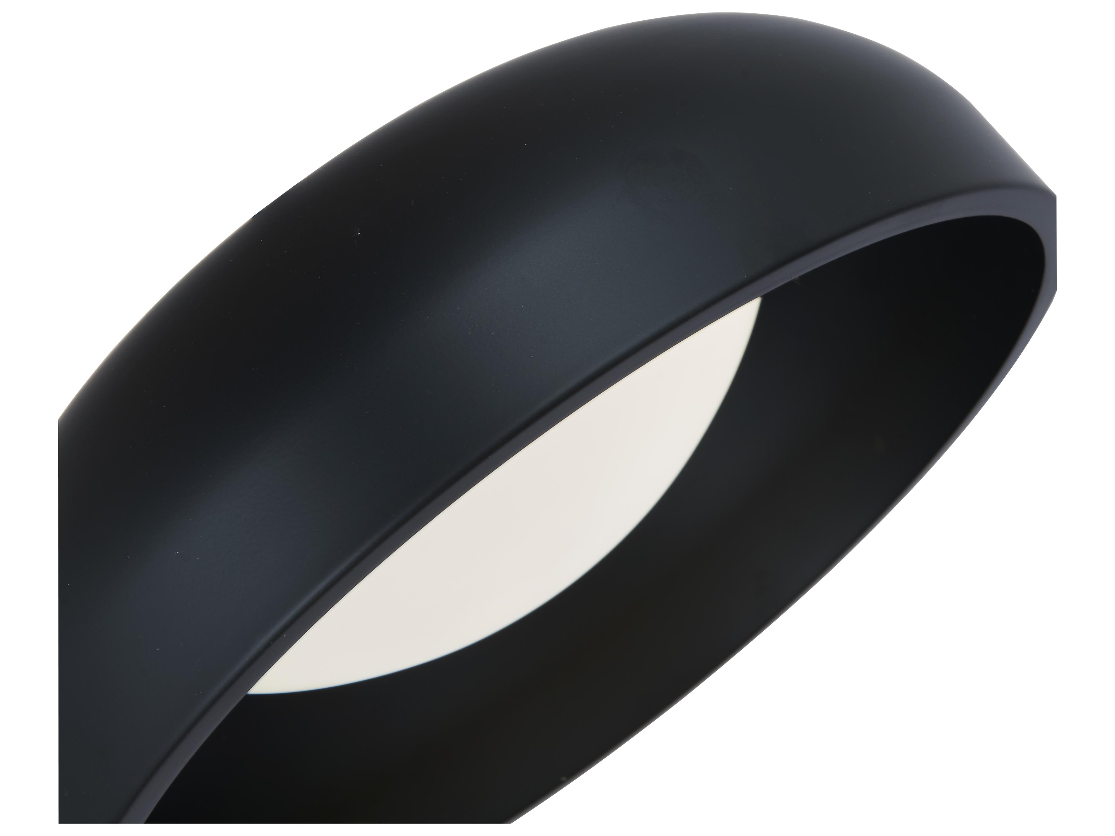 Abra Lynx 1-Light Matte Black Dome Flush Mount