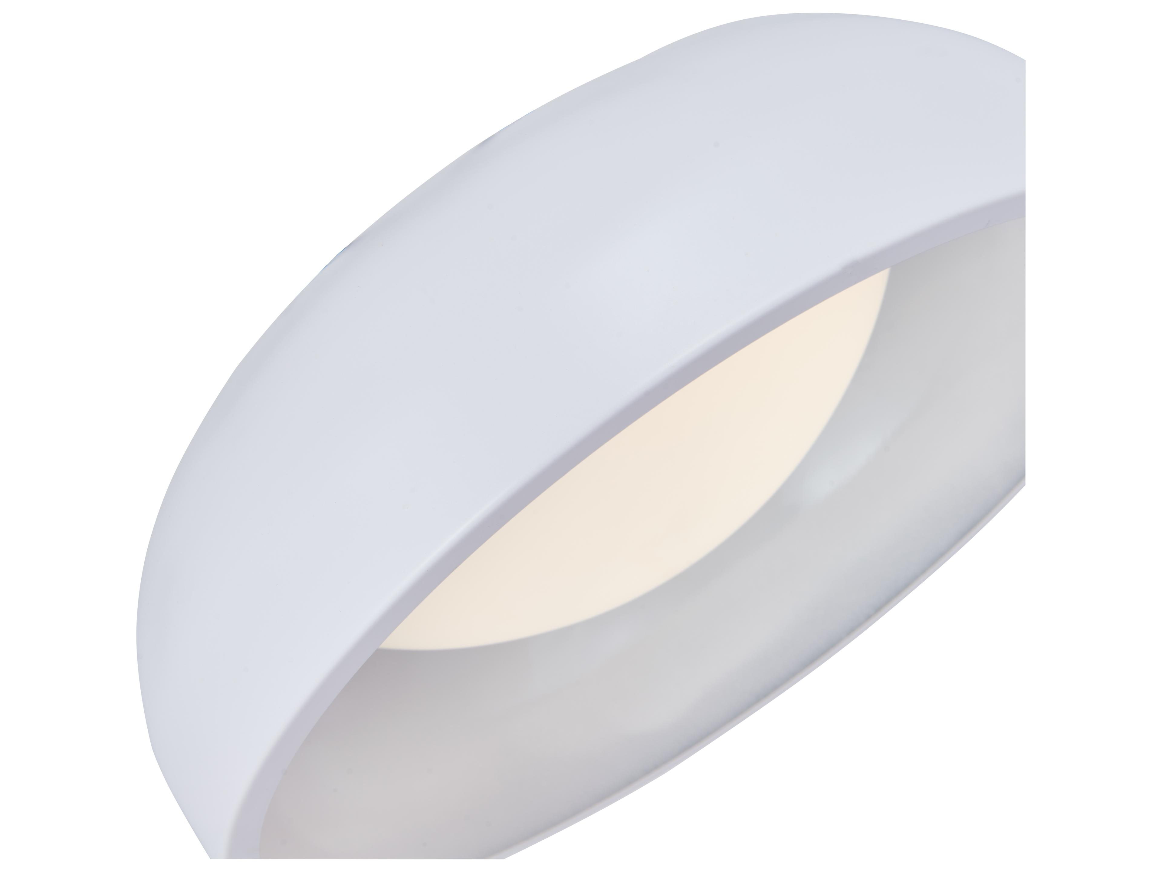 Abra Lynx 1-Light Matte White Dome Flush Mount
