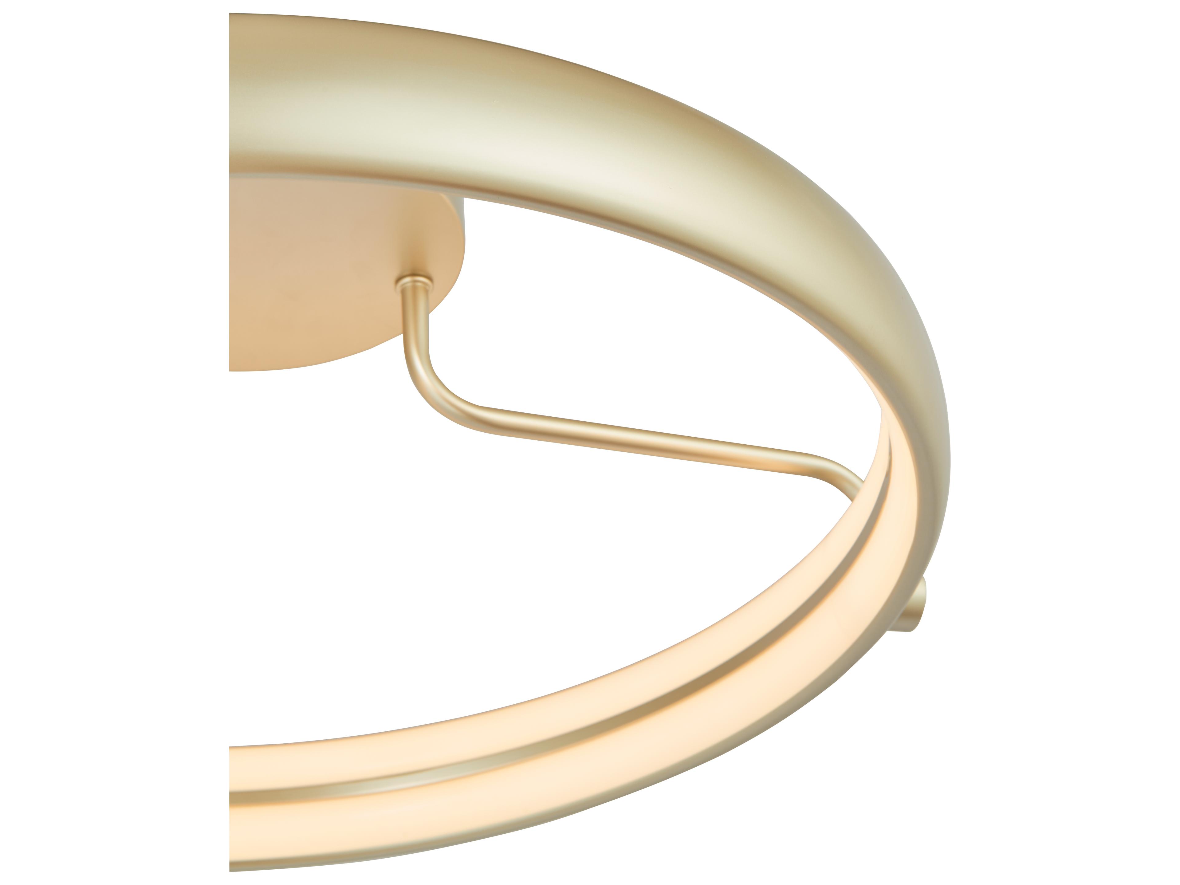 Abra Rave 1-Light Titanium Silver Round Semi Flush Mount