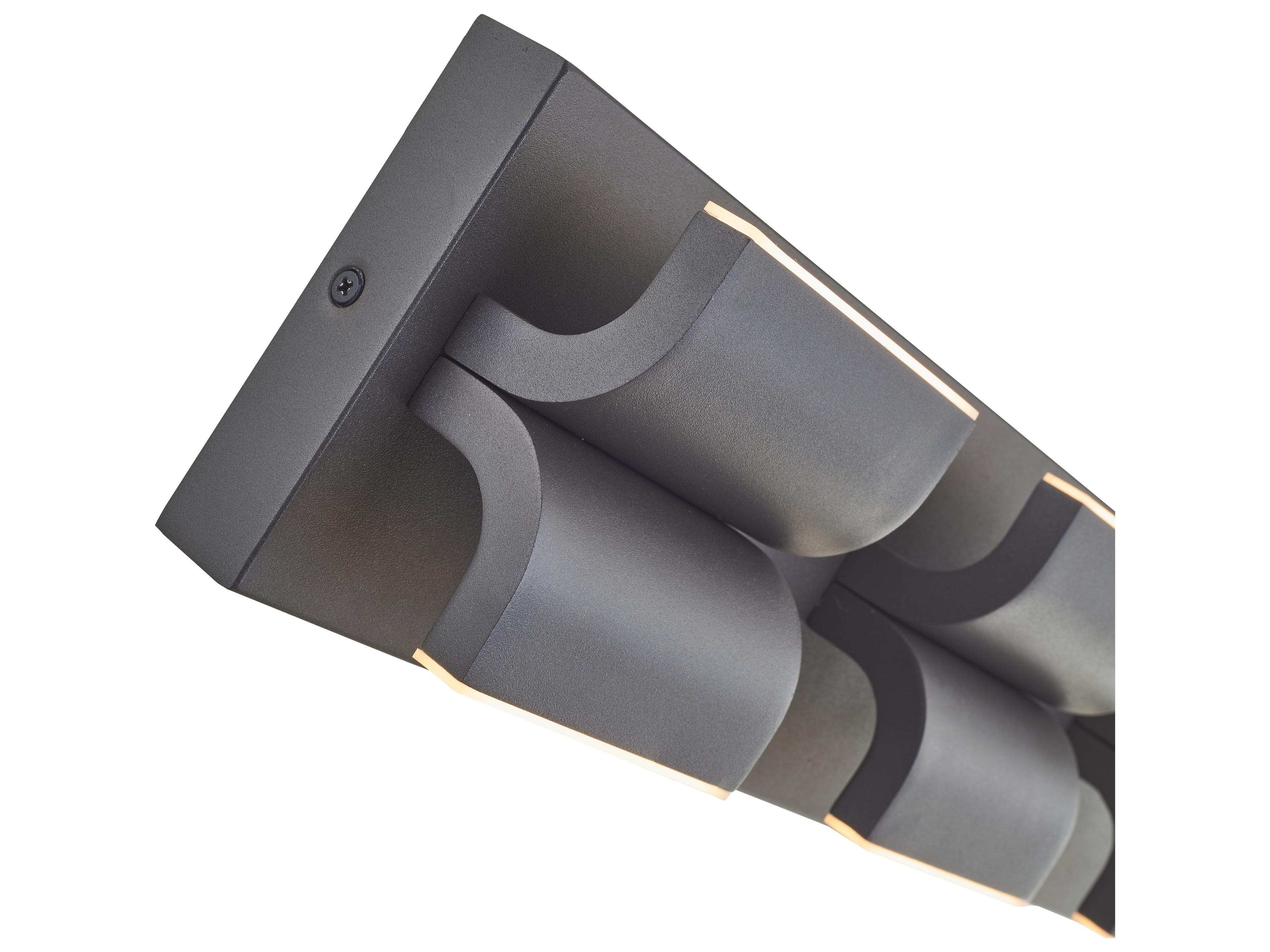 Abra Willow 6-Light Matte Black Vanity Light