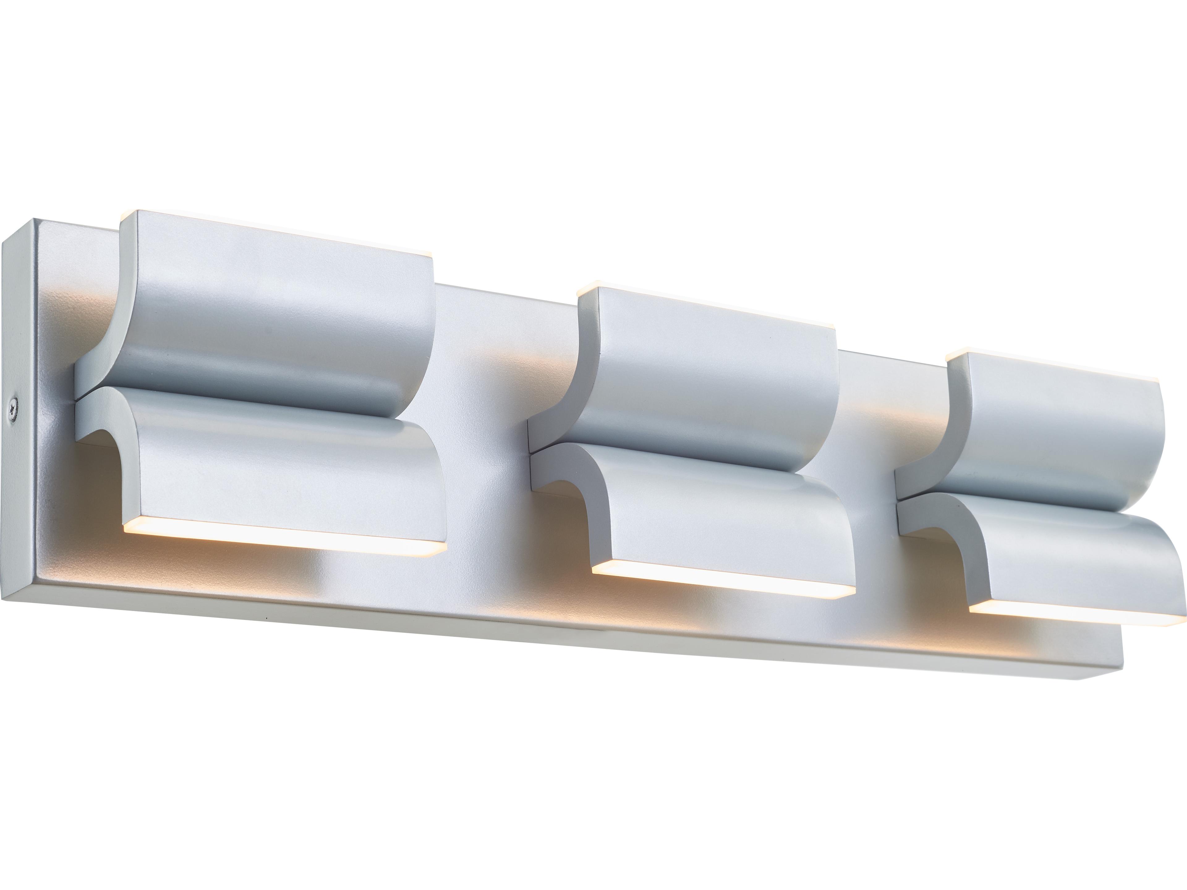 Abra Willow 6-Light Silica Silver Vanity Light