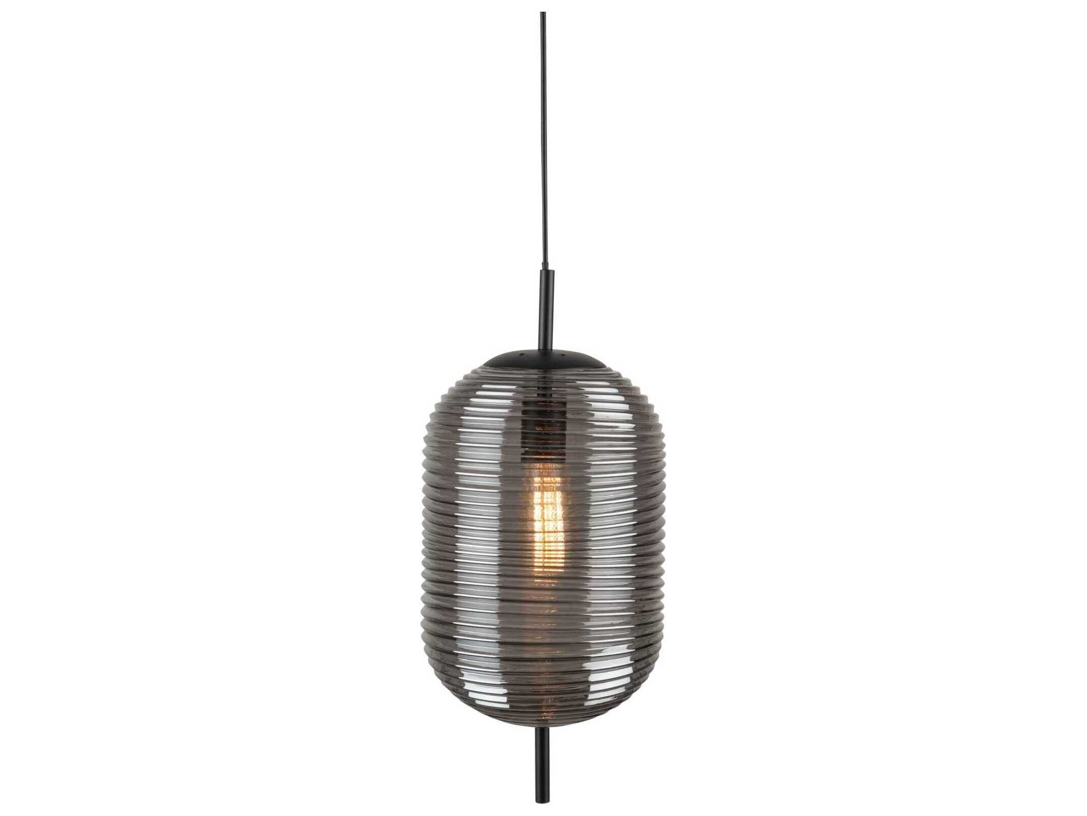Artcraft Vita 1-Light Black Mini Pendant