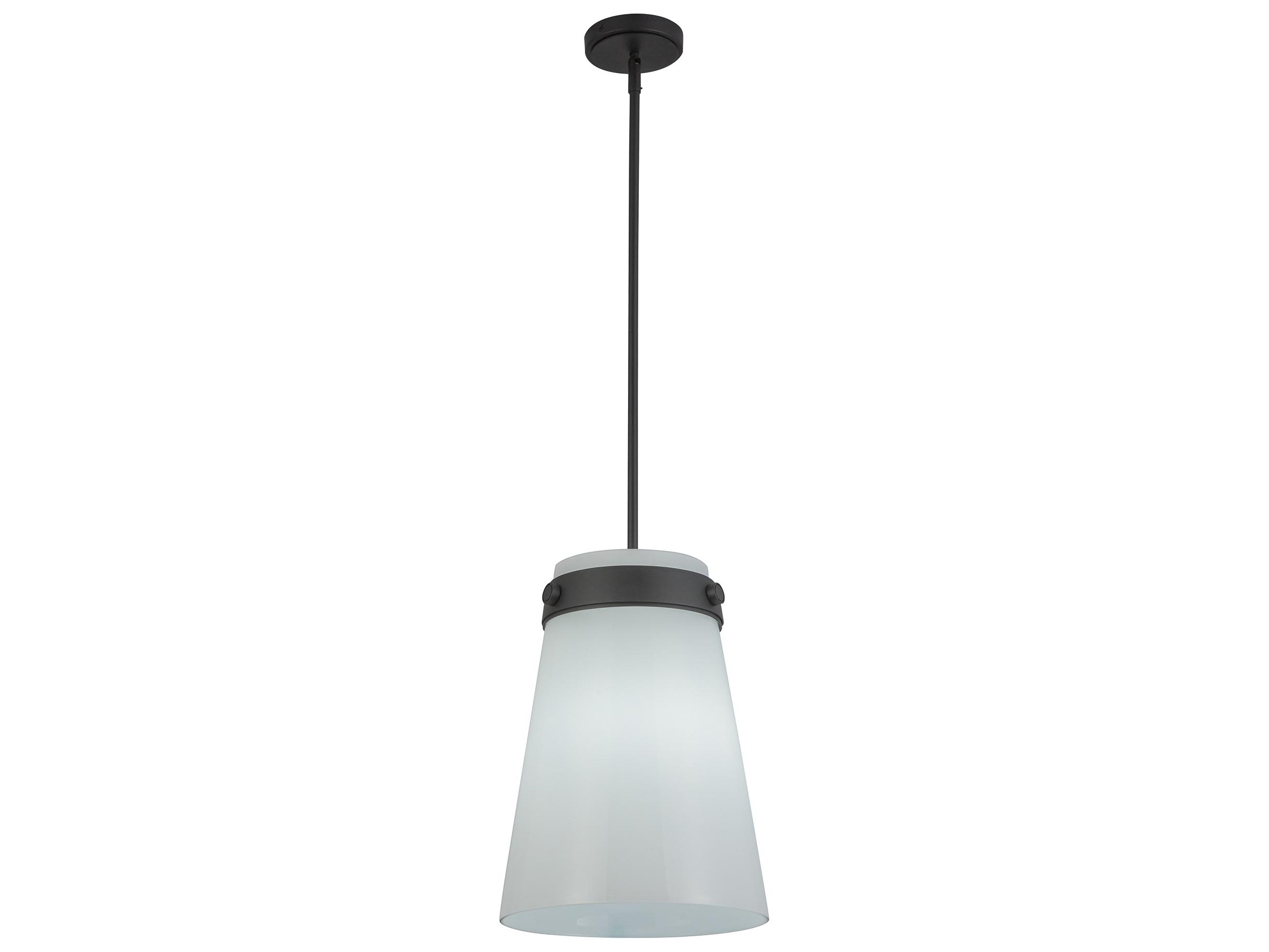 Artcraft Dahlia 1-Light Black Mini Pendant