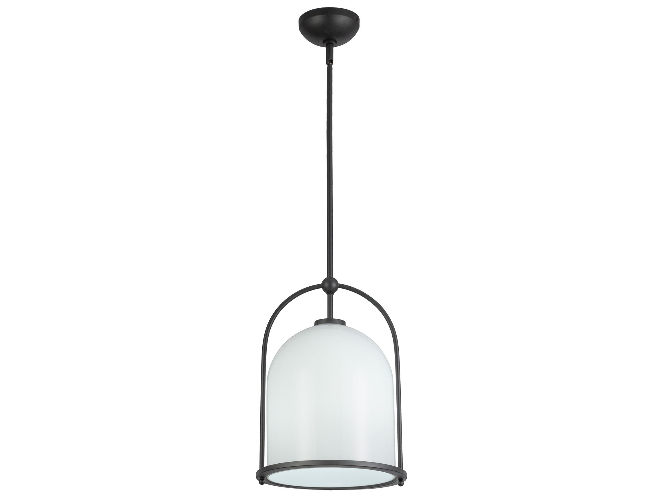 Artcraft Dahlia 1-Light Black Mini Pendant