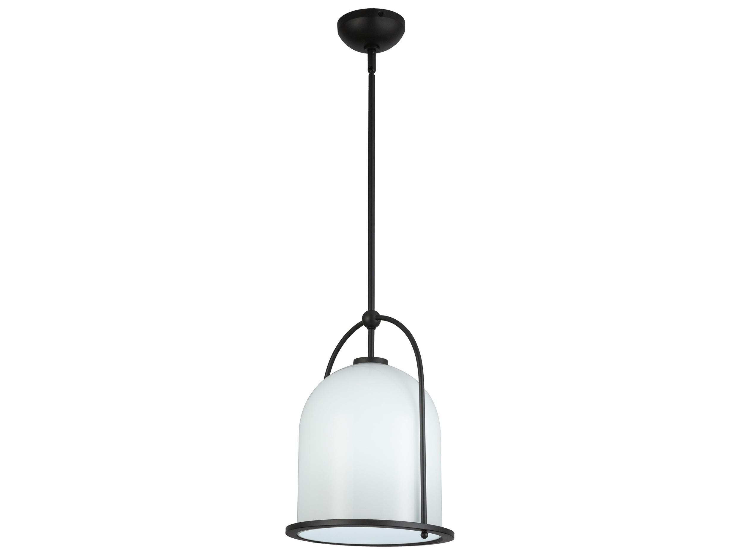 Artcraft Dahlia 1-Light Black Mini Pendant