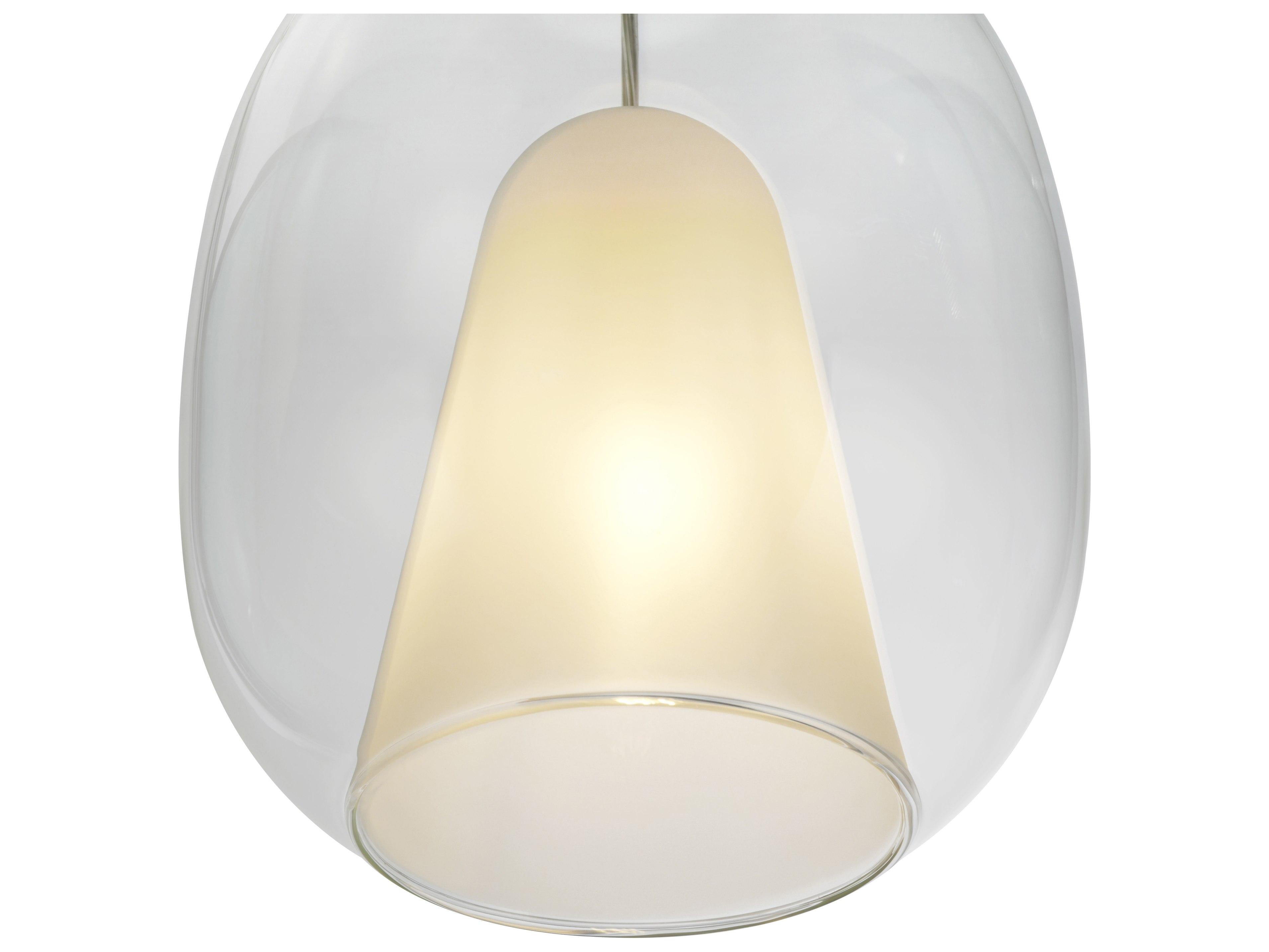 Artcraft Dusk 1-Light Black Clear Mini Pendant