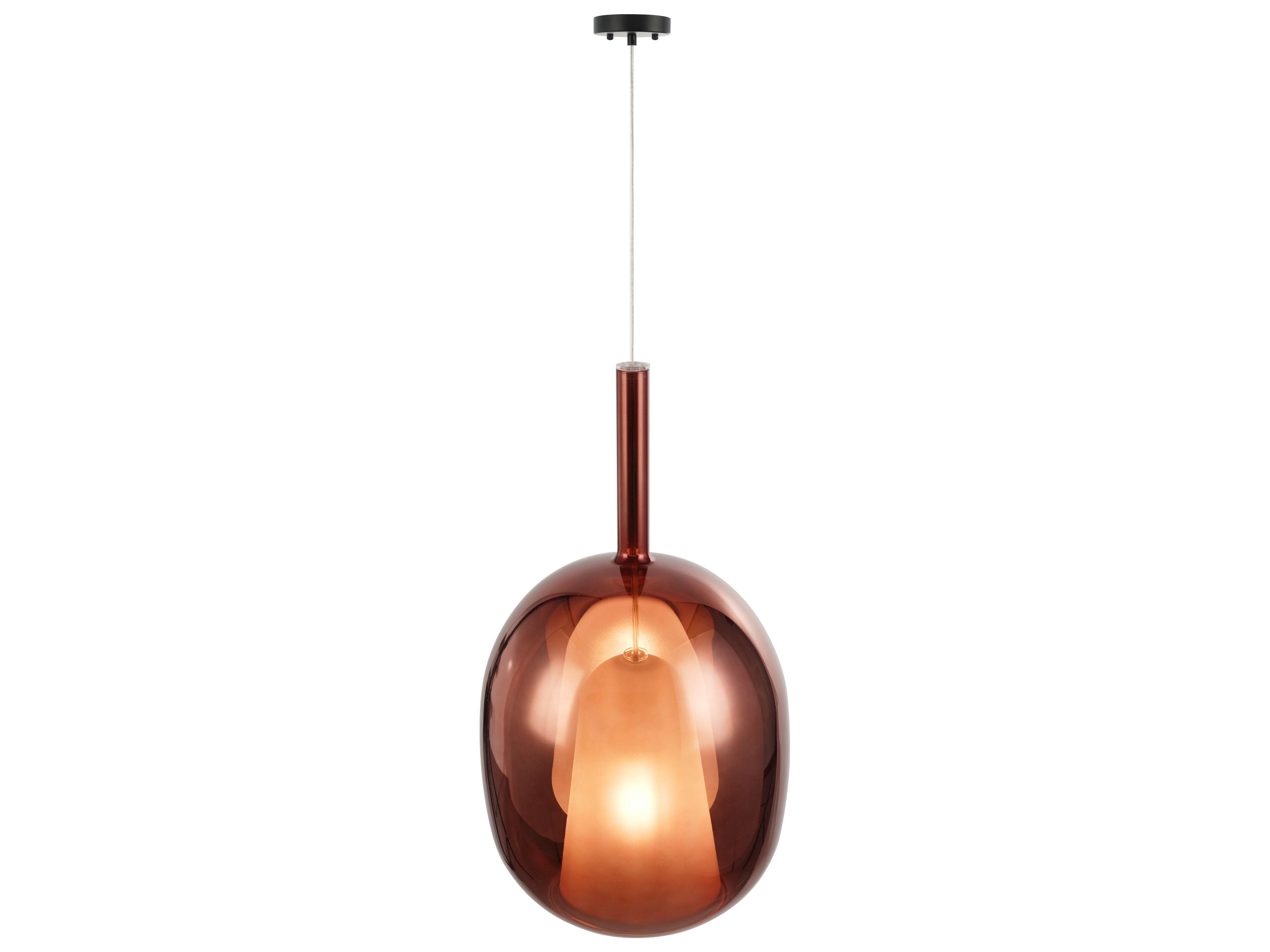 Artcraft Dusk 1-Light Black Brown Mini Pendant