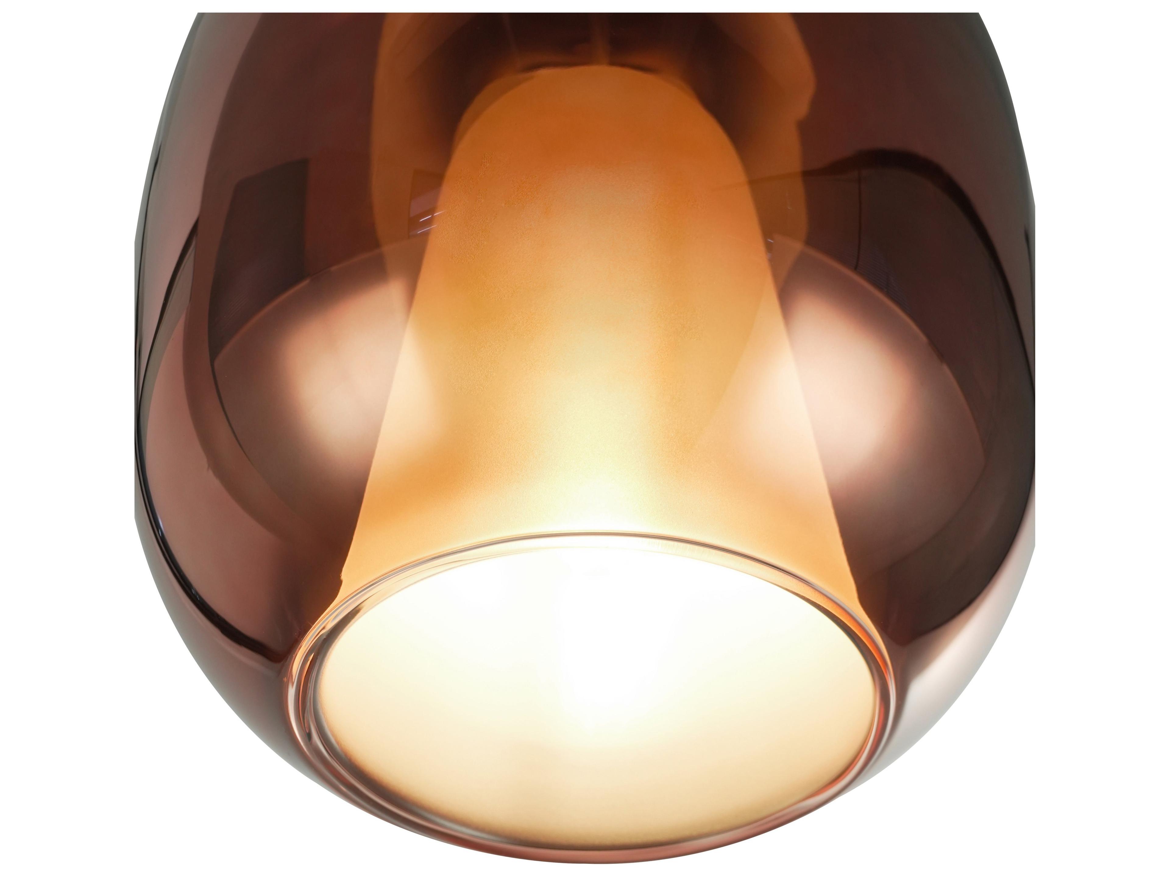 Artcraft Dusk 1-Light Black Brown Mini Pendant